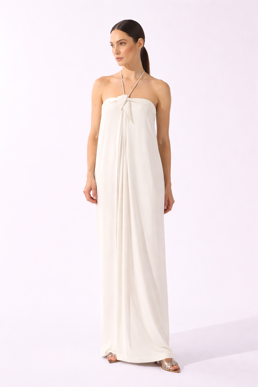 Vestido Tomara que Caia Alpine Flower Liso