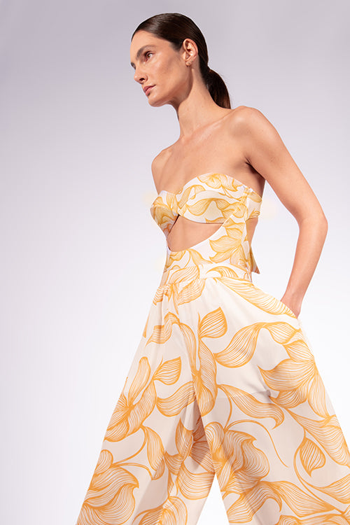 Calça Balonê Line Foliage