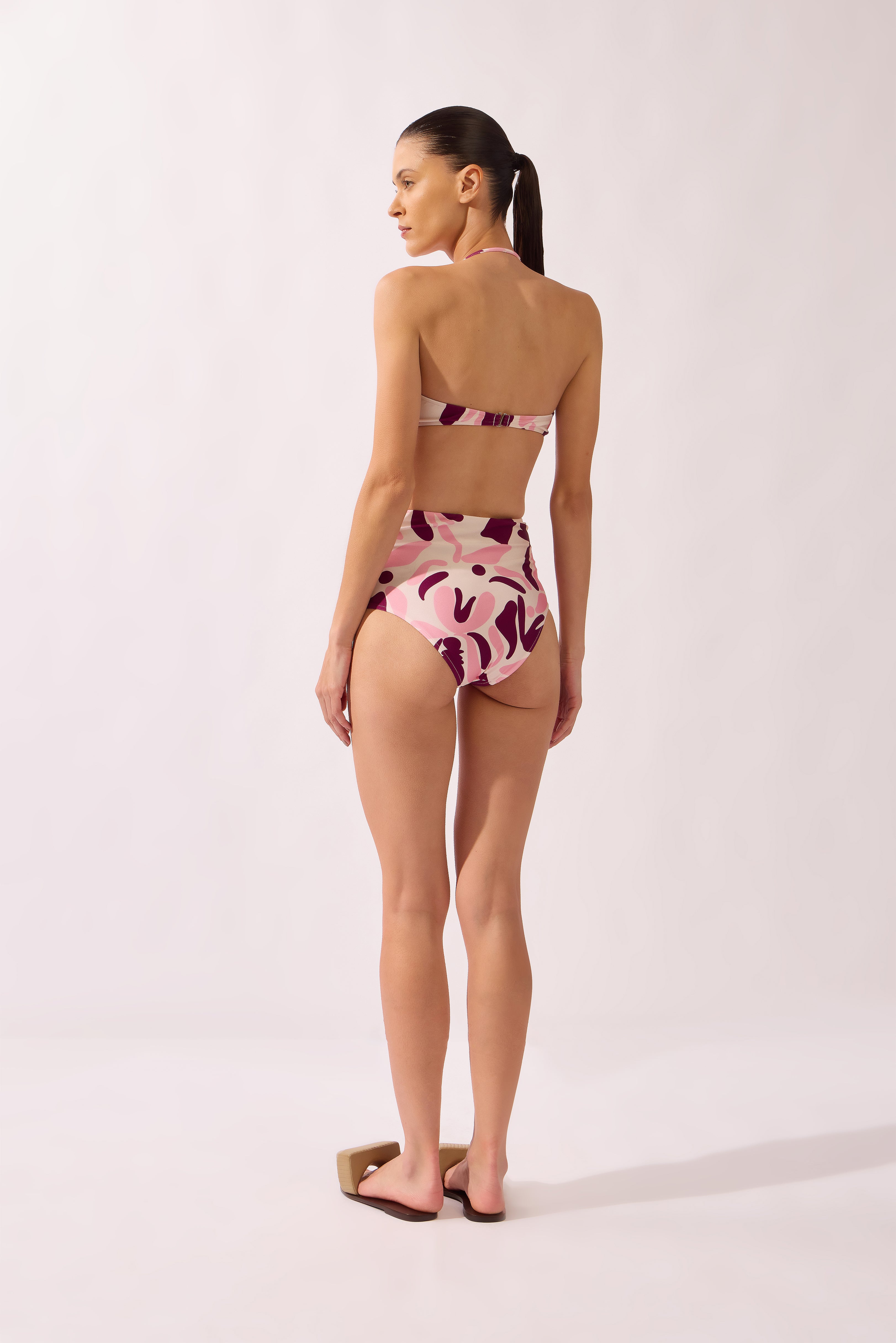 Biquini Hot Pants Bold Floral