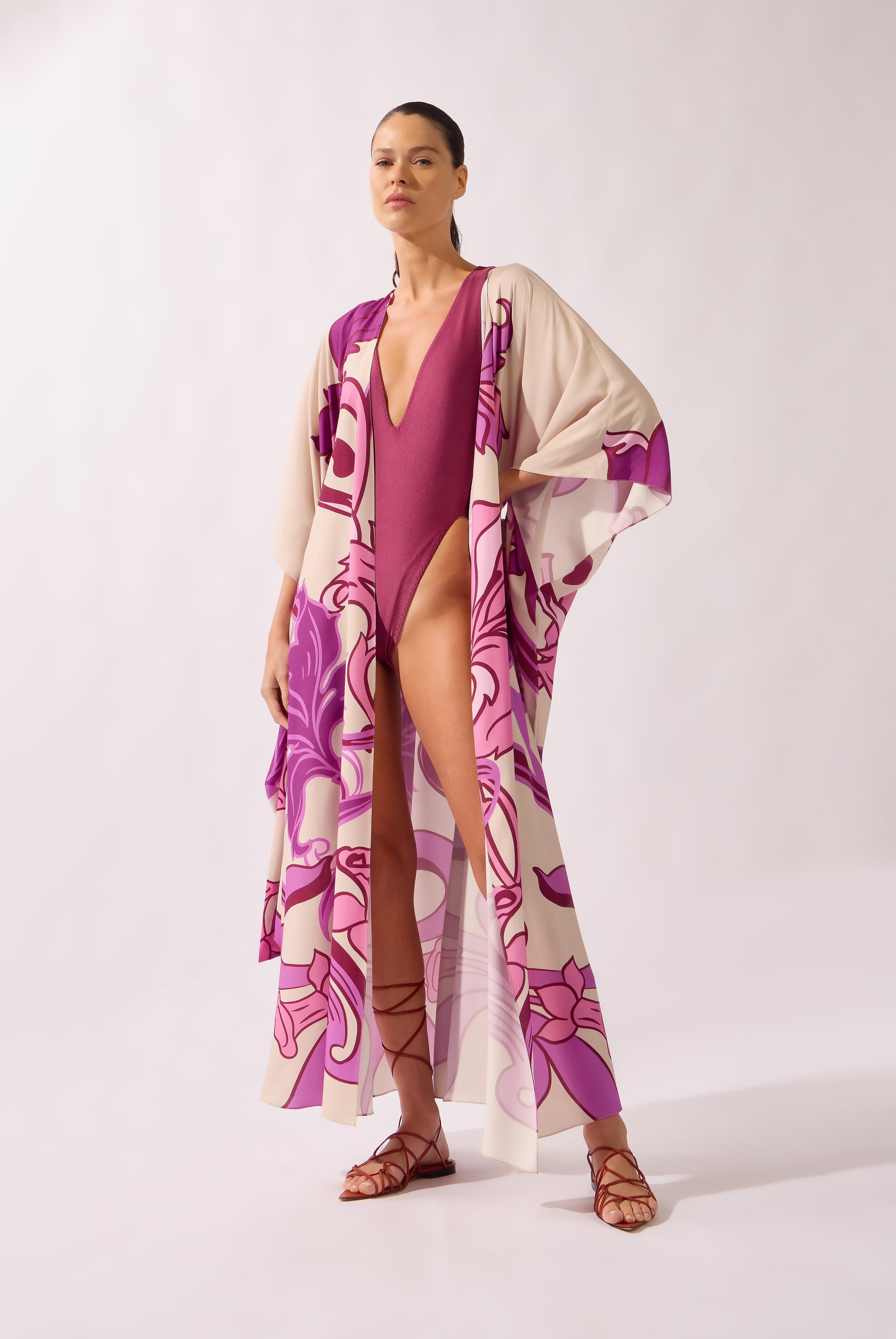 Robe Longo Alpine Flower