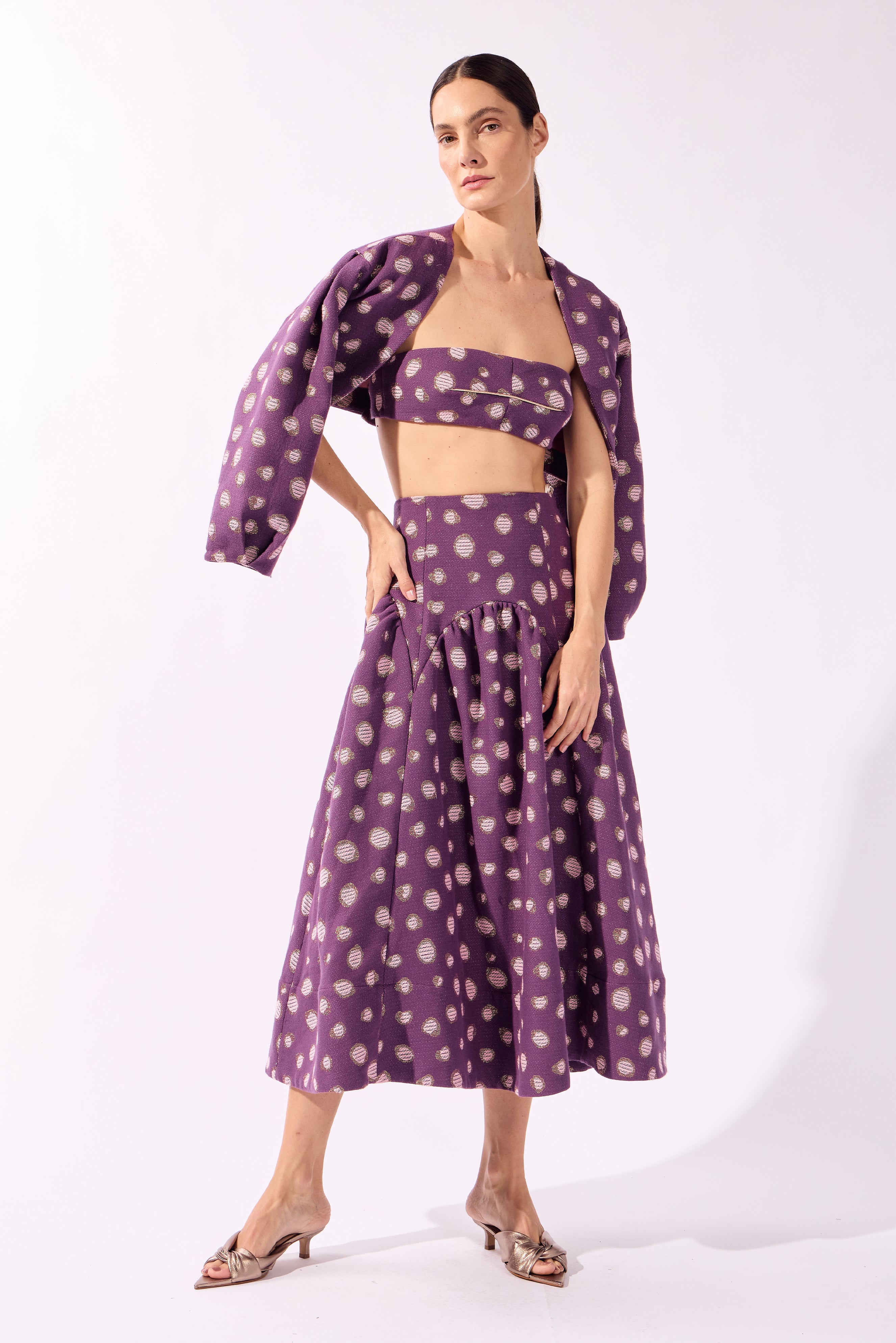 Casaqueto Jacquard Lina Pois