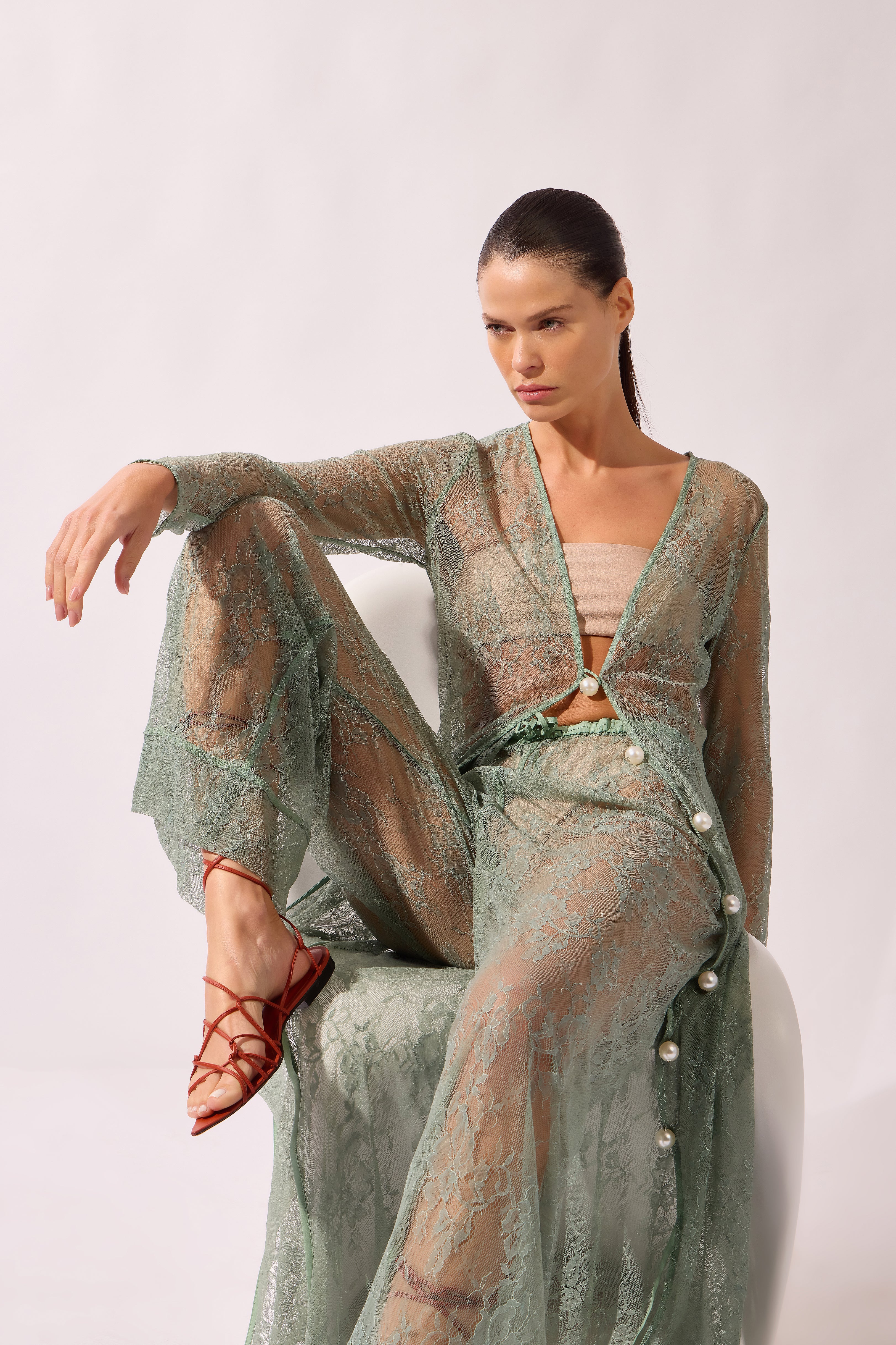 Conjunto Calça E Blusa Midi Vibration Lisos