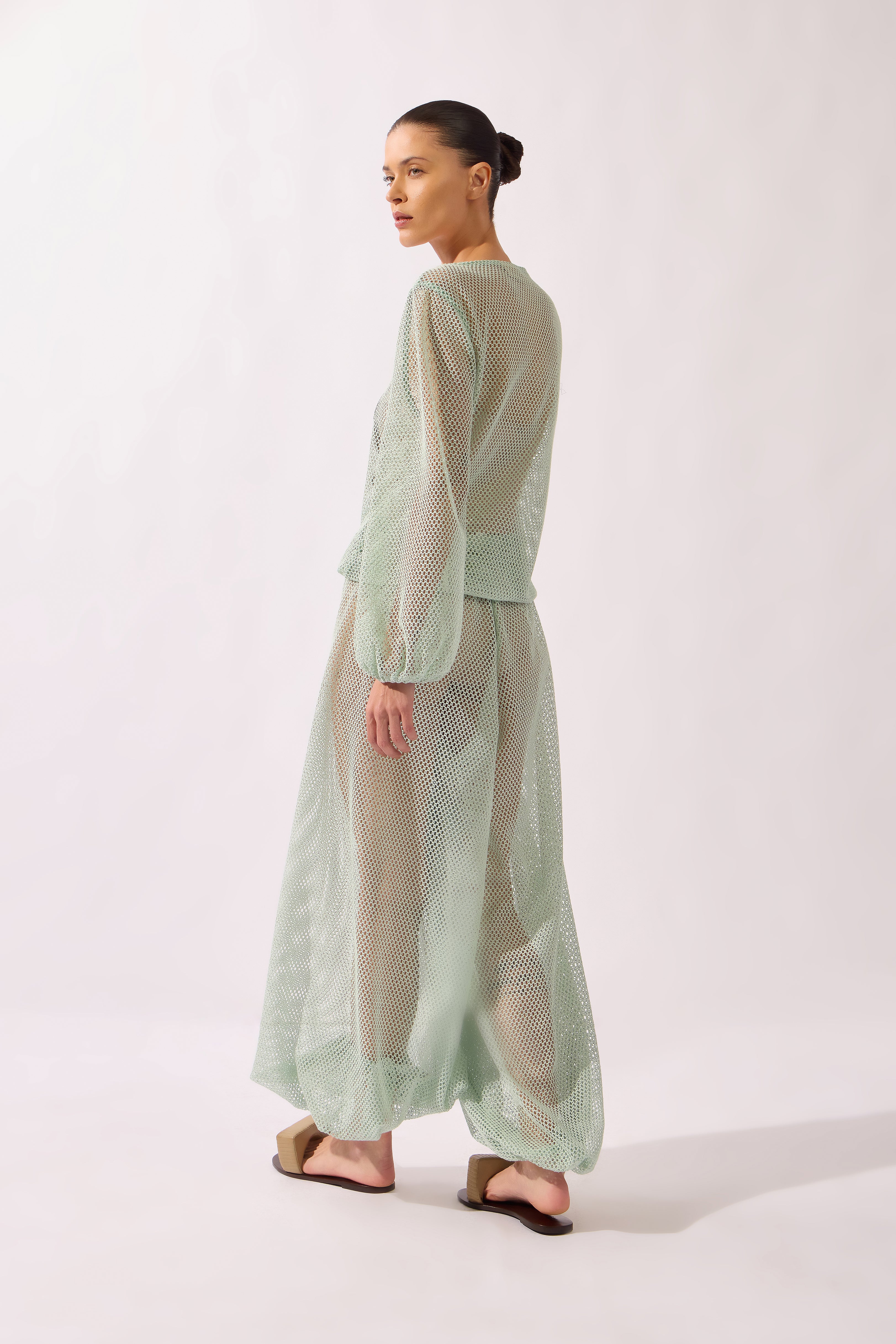 Calça De Tela Balonê Vibration