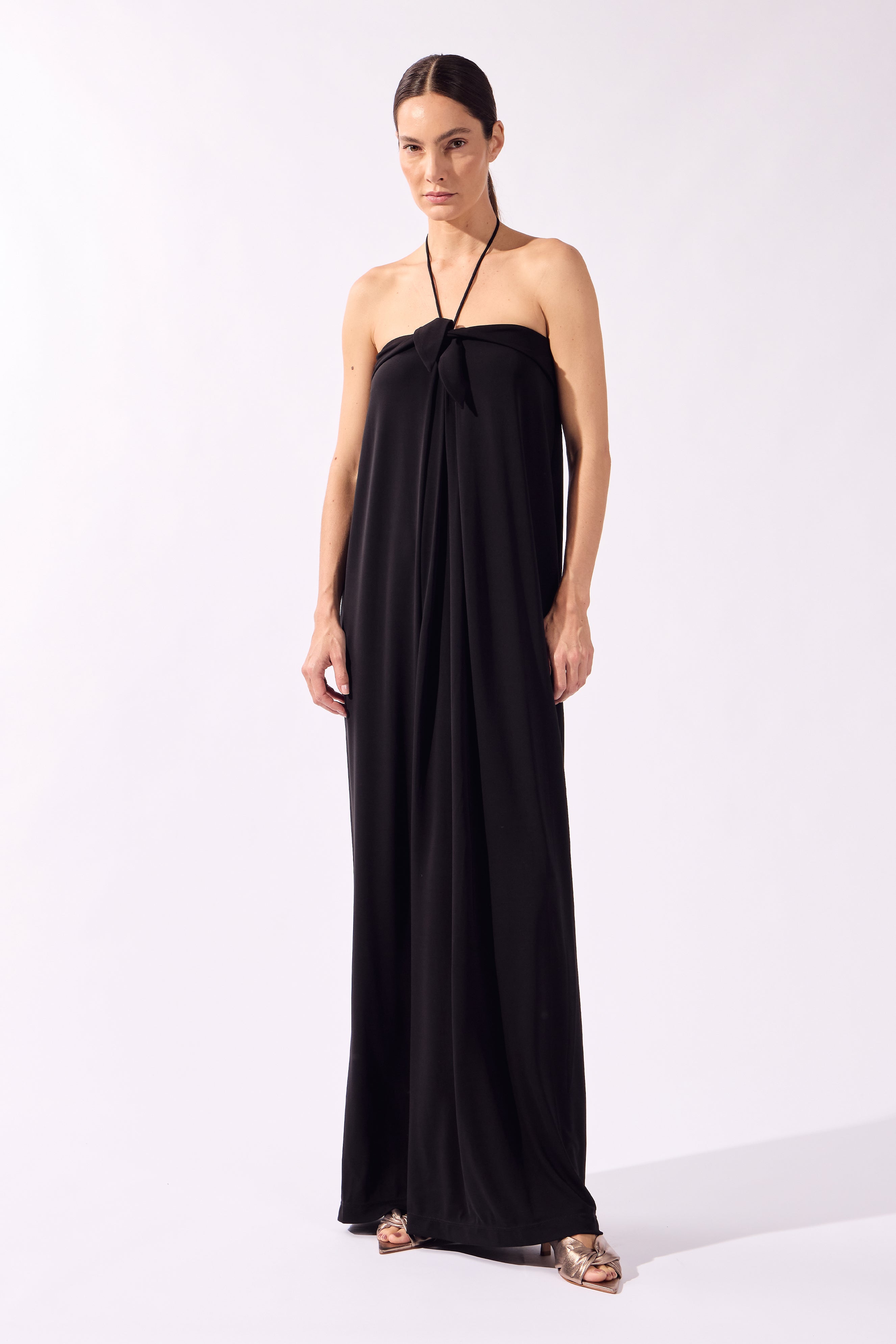 Vestido Tomara que Caia Alpine Flower Liso