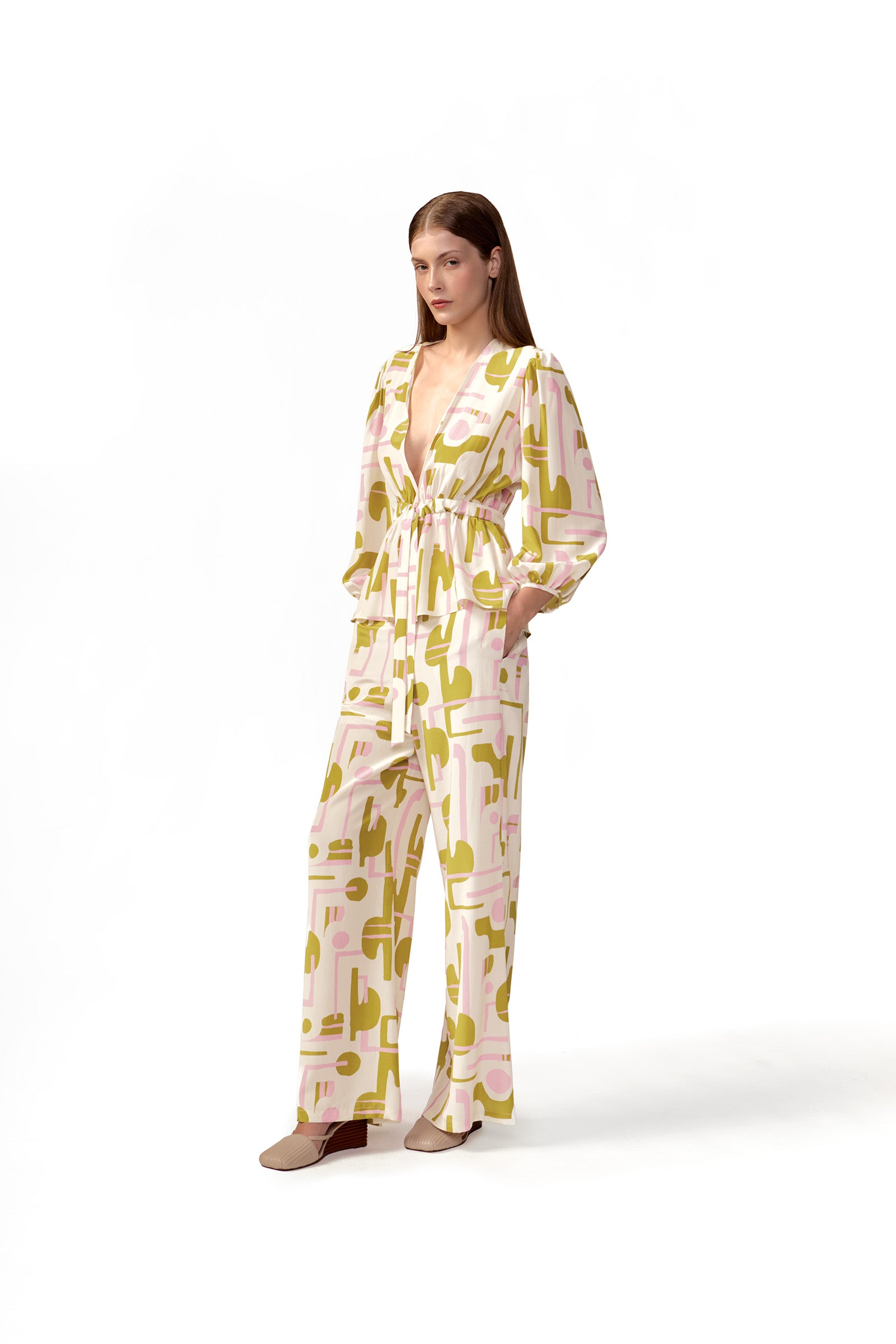 Camisa Manga Bufante Baleares