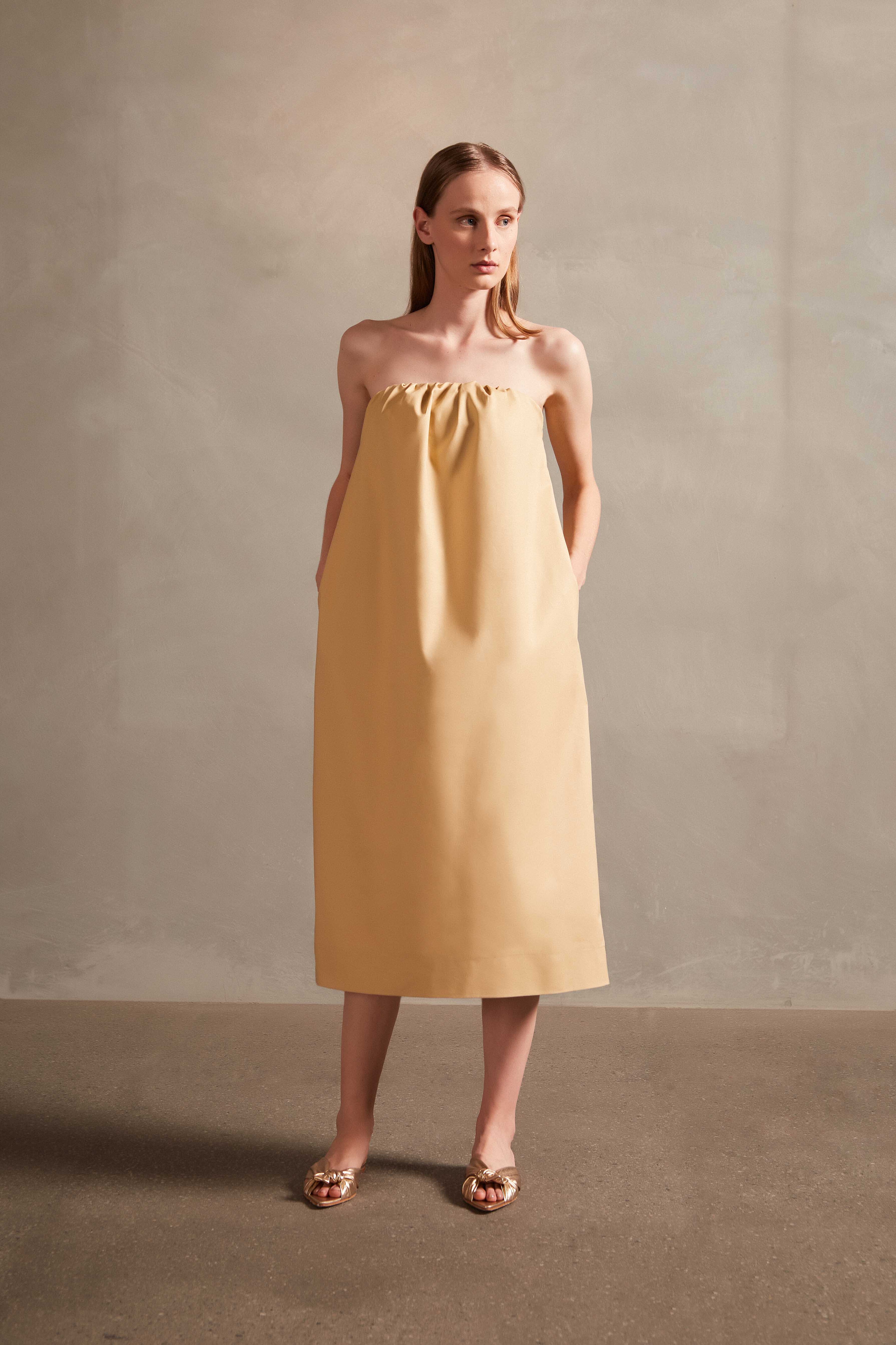 Vestido Midi Tomara que Caia