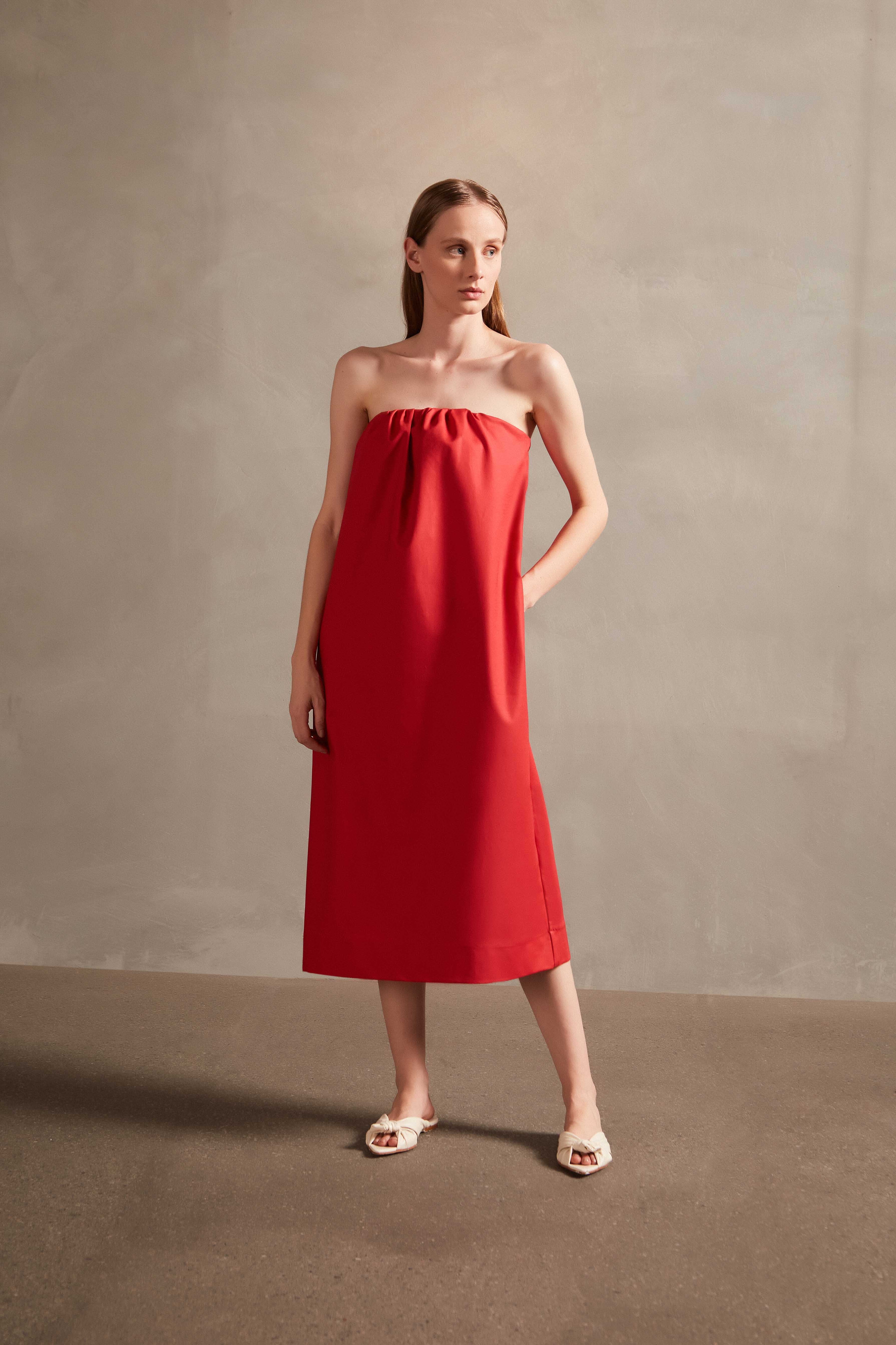 Vestido Midi Tomara que Caia