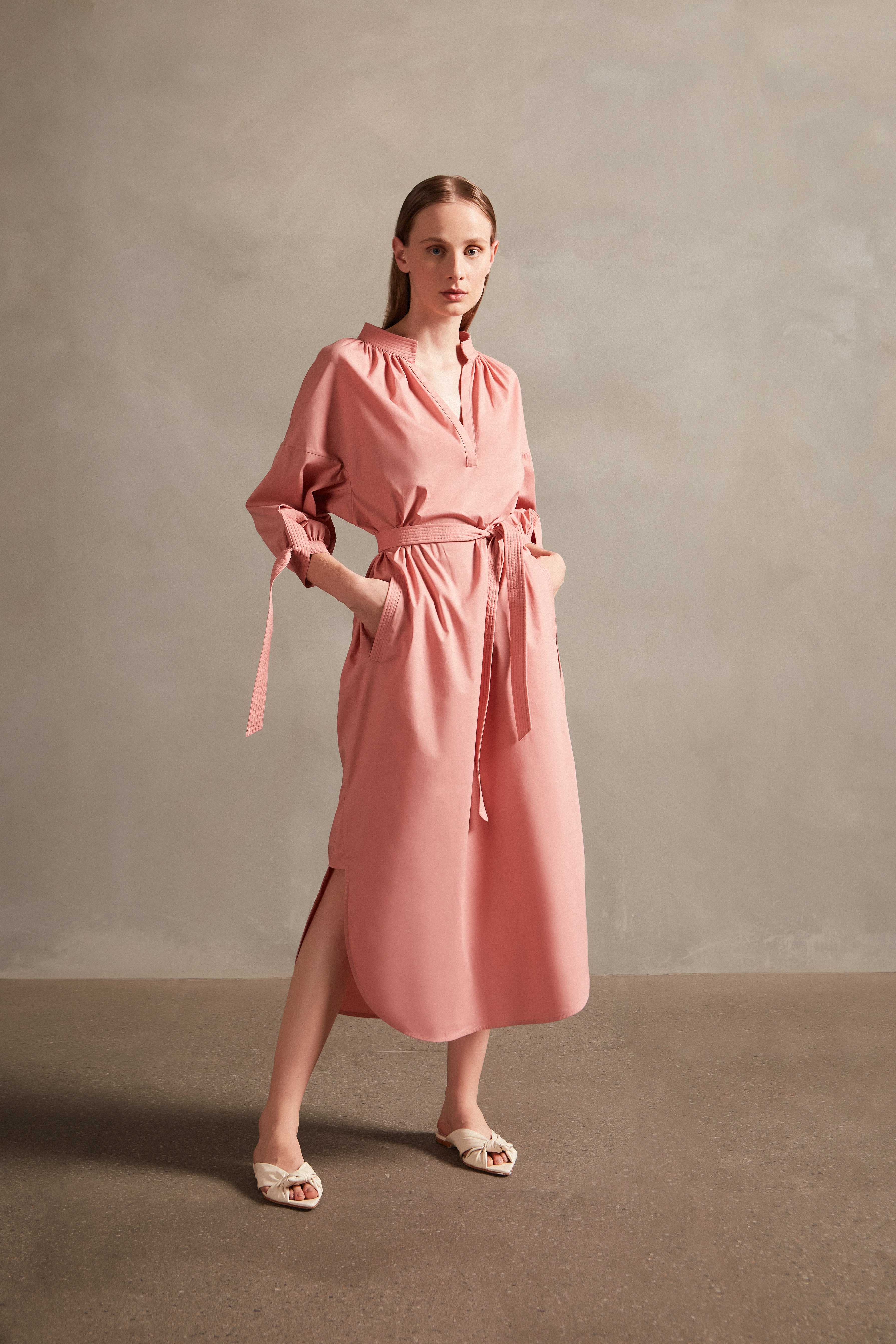 Chemise Manga Longa Coral Exotic