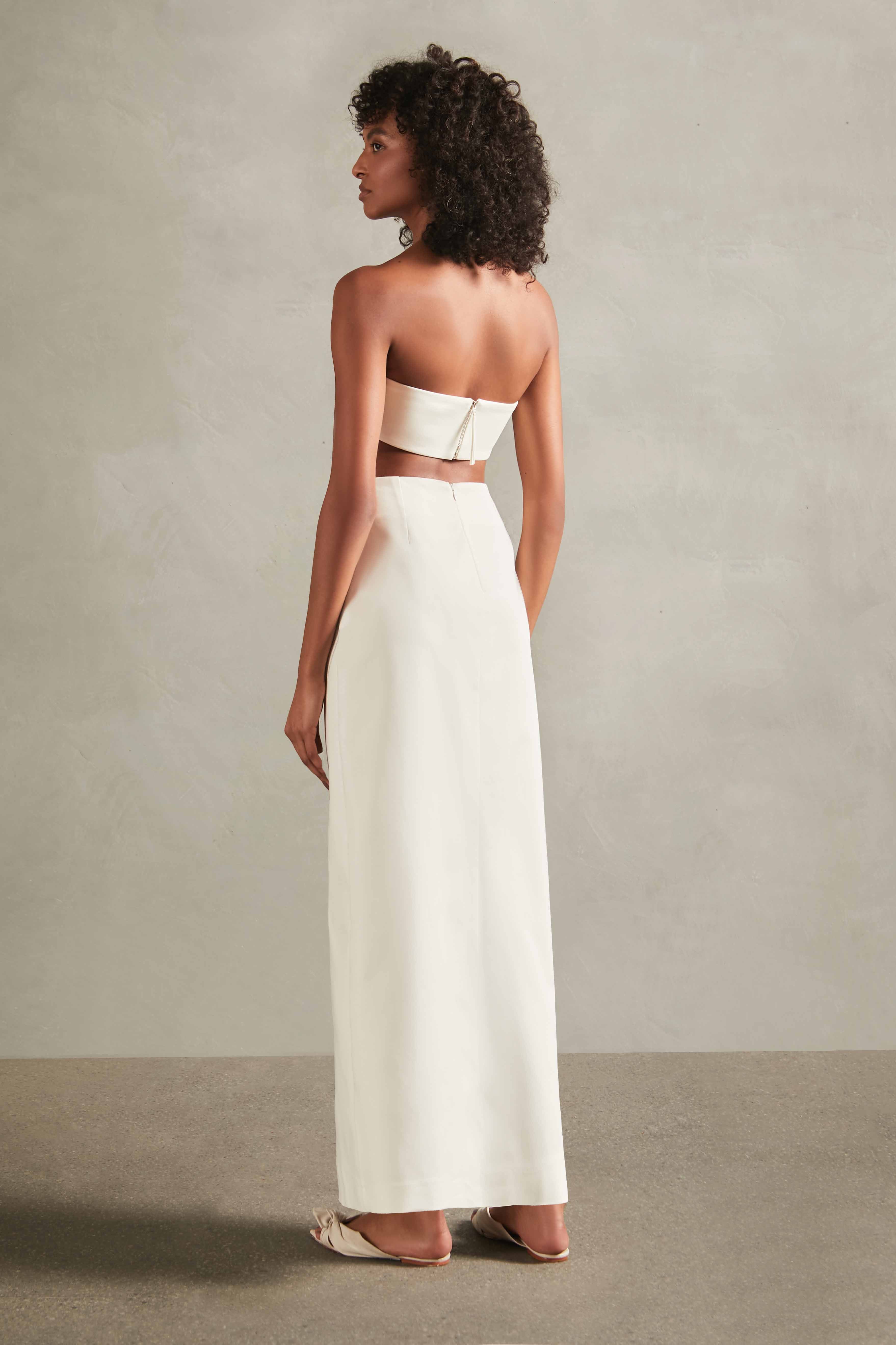 Conjunto Top Saia Longa