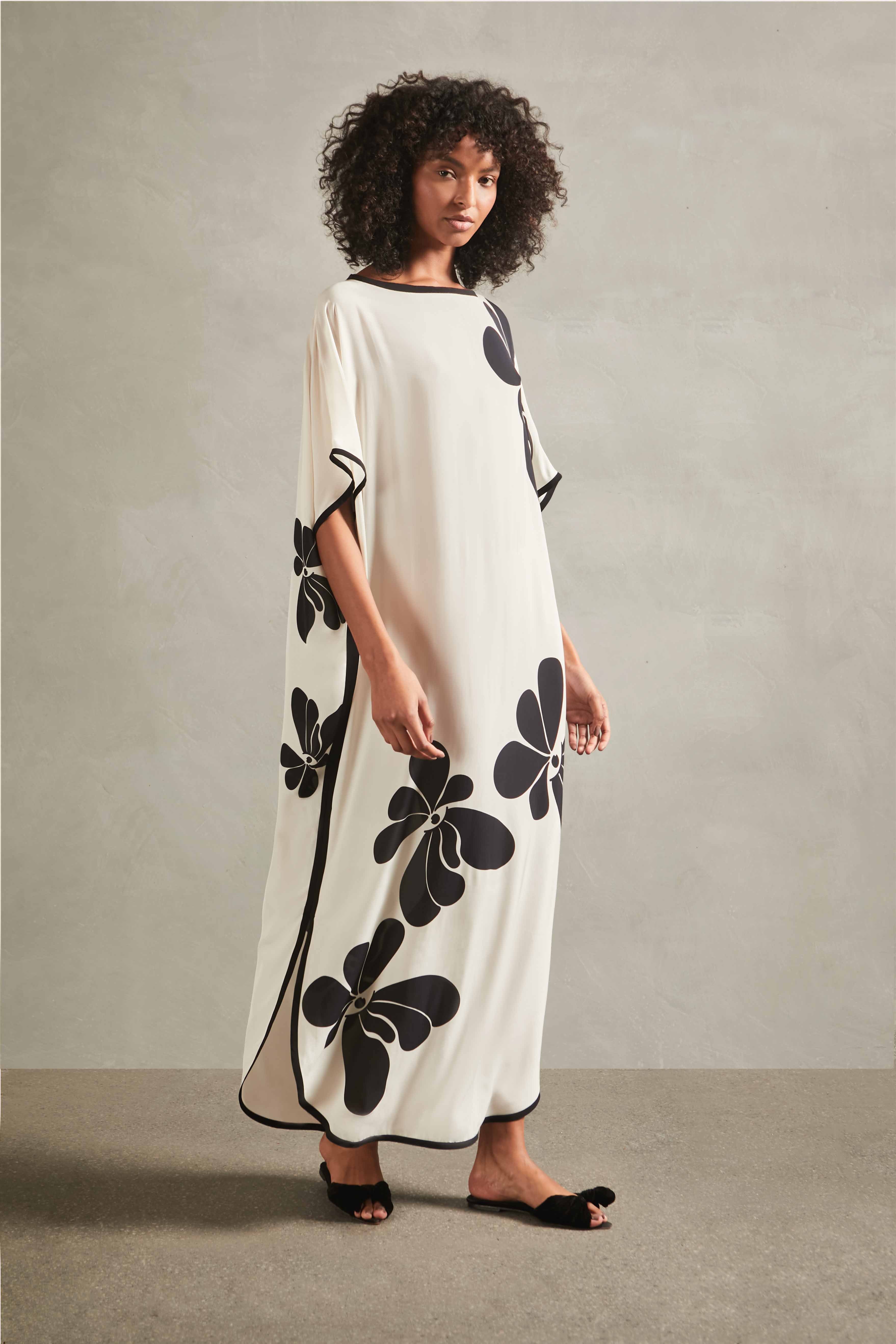 Kaftan Longo Floral