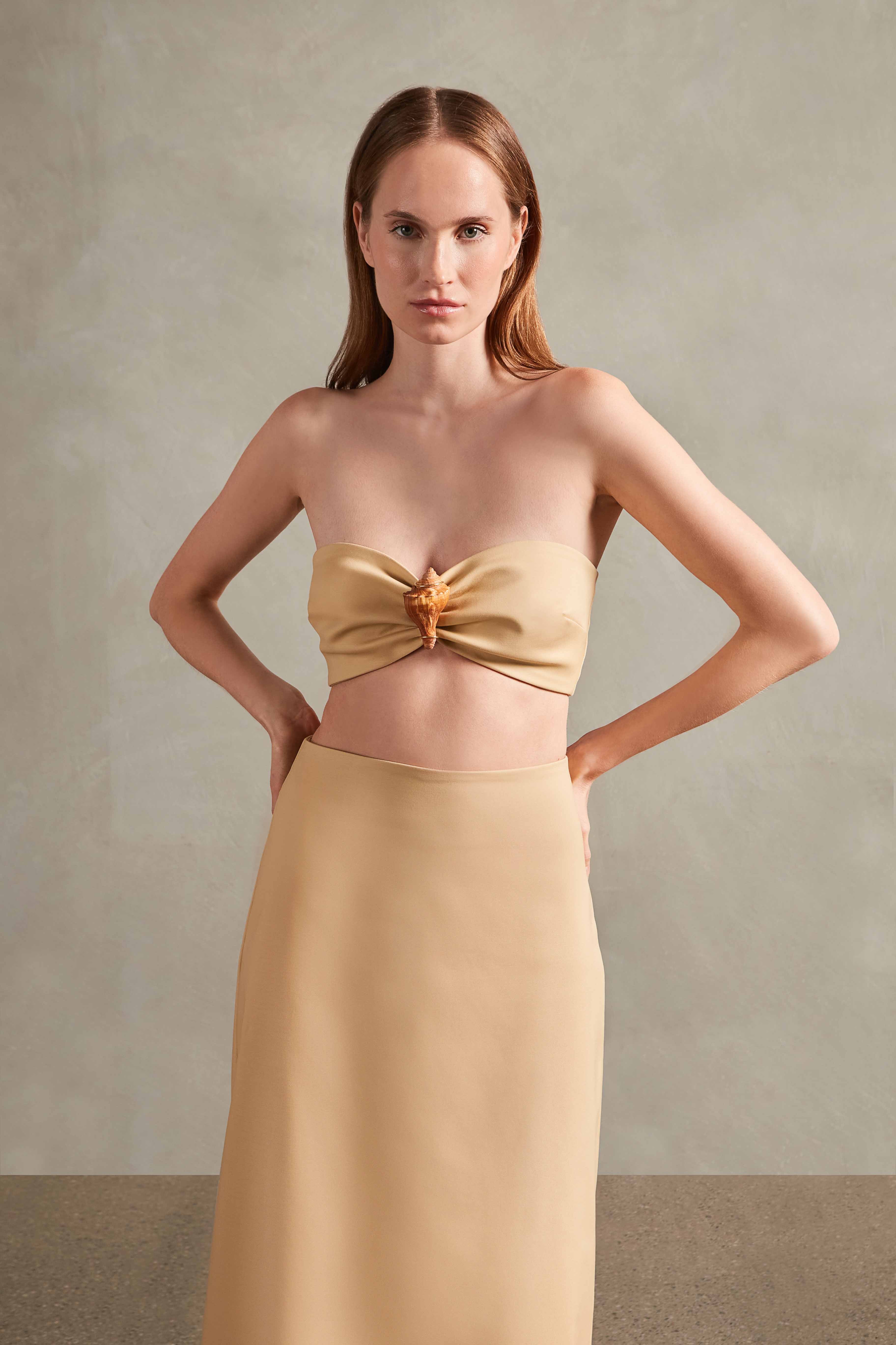 Conjunto Top Saia Longa