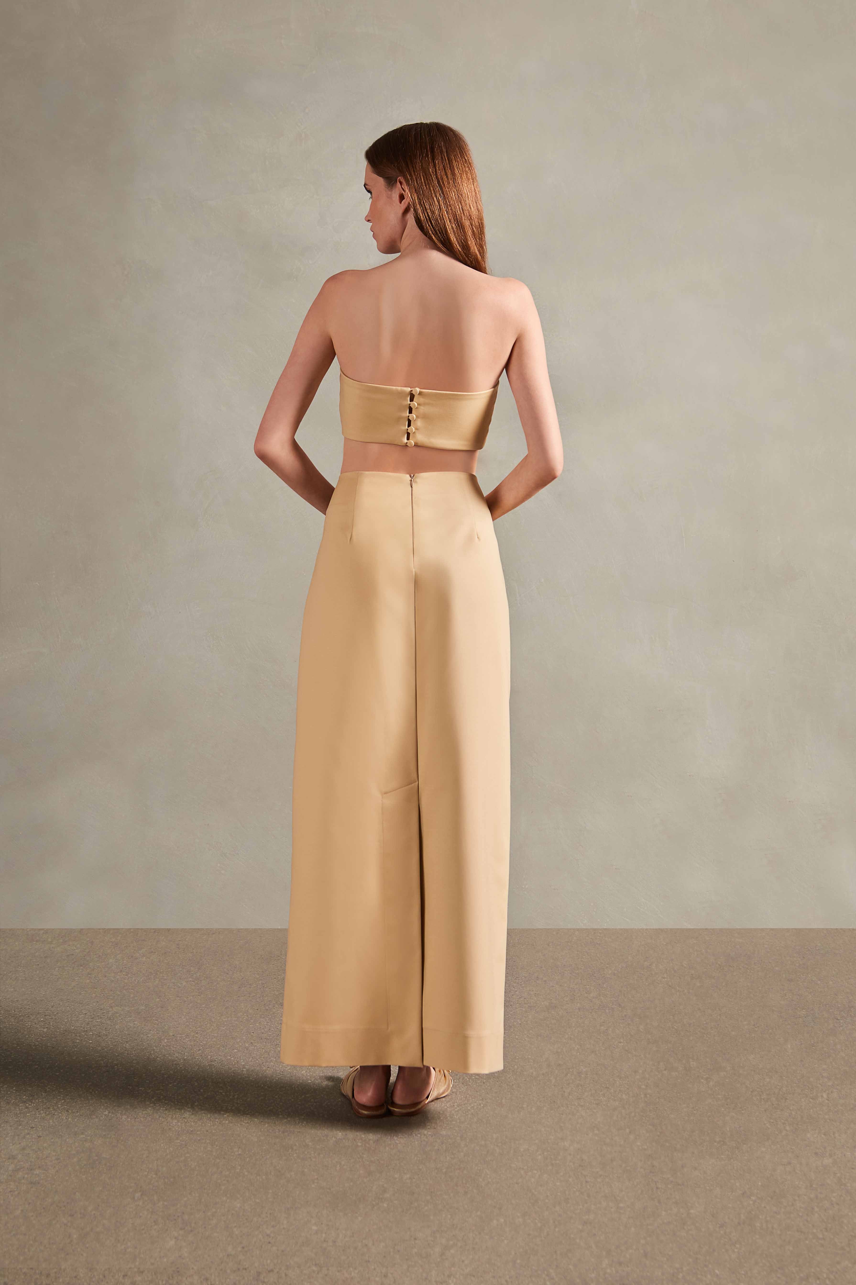 Conjunto Top Saia Longa