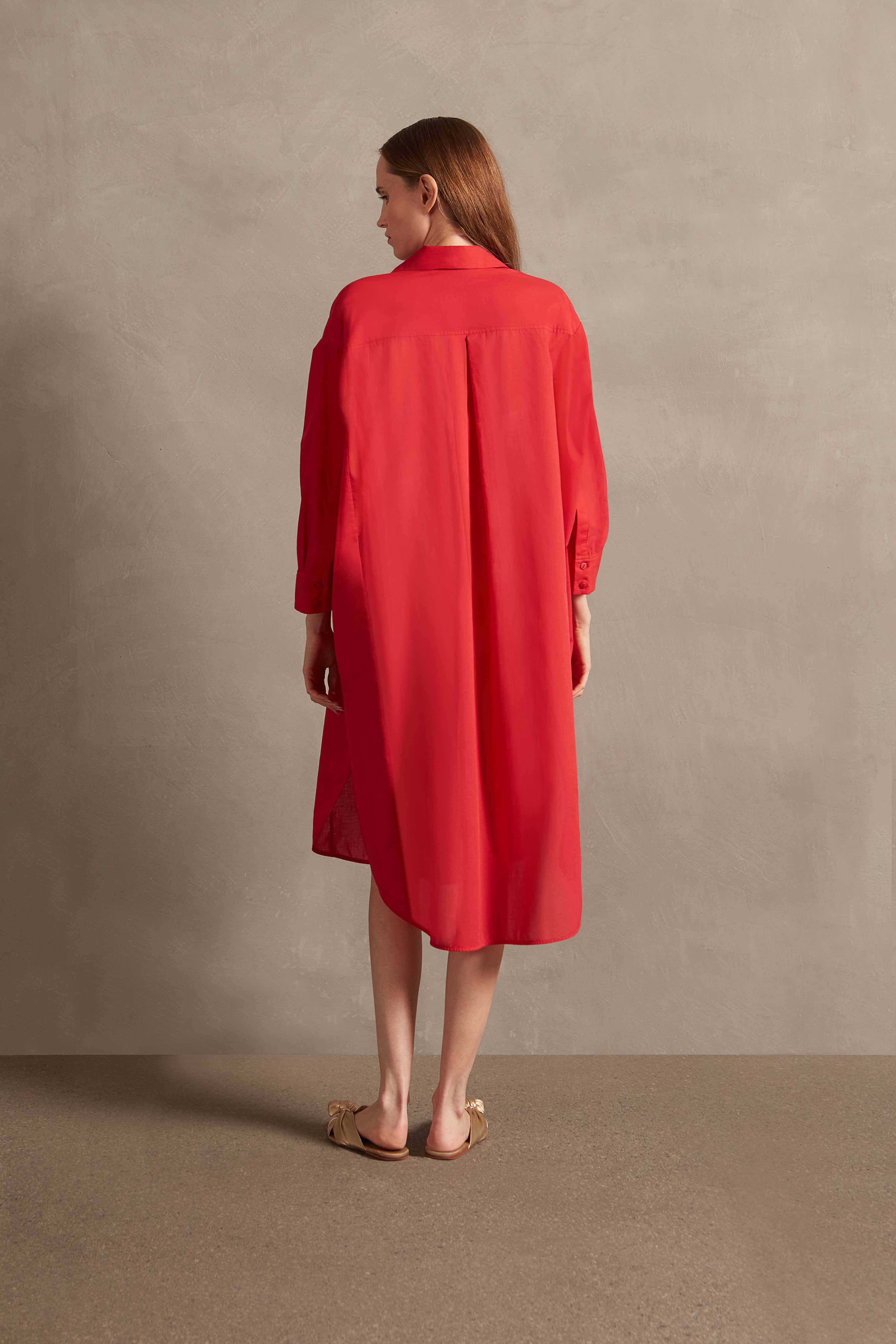 Vestido Chemise Midi