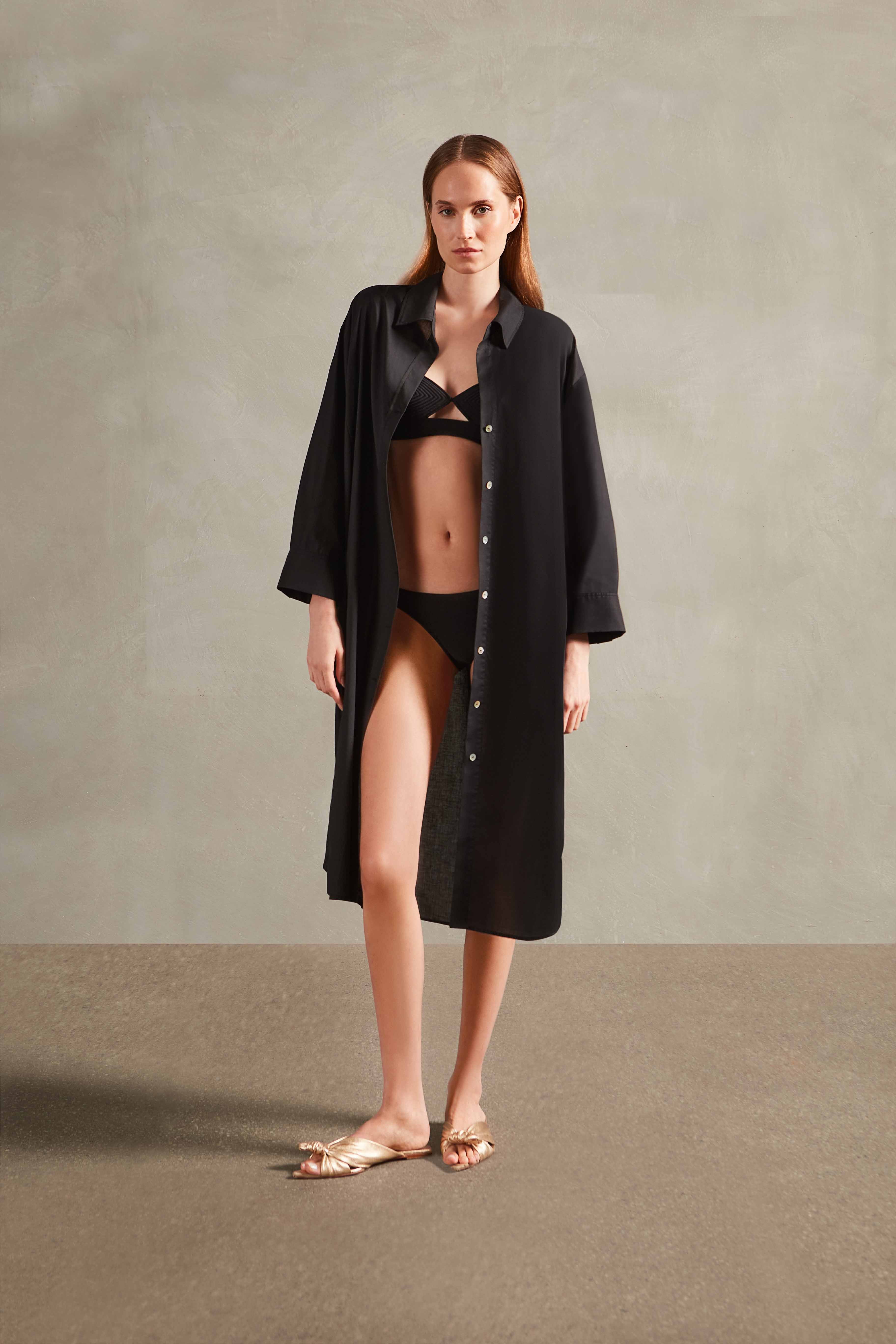 Vestido Chemise Midi