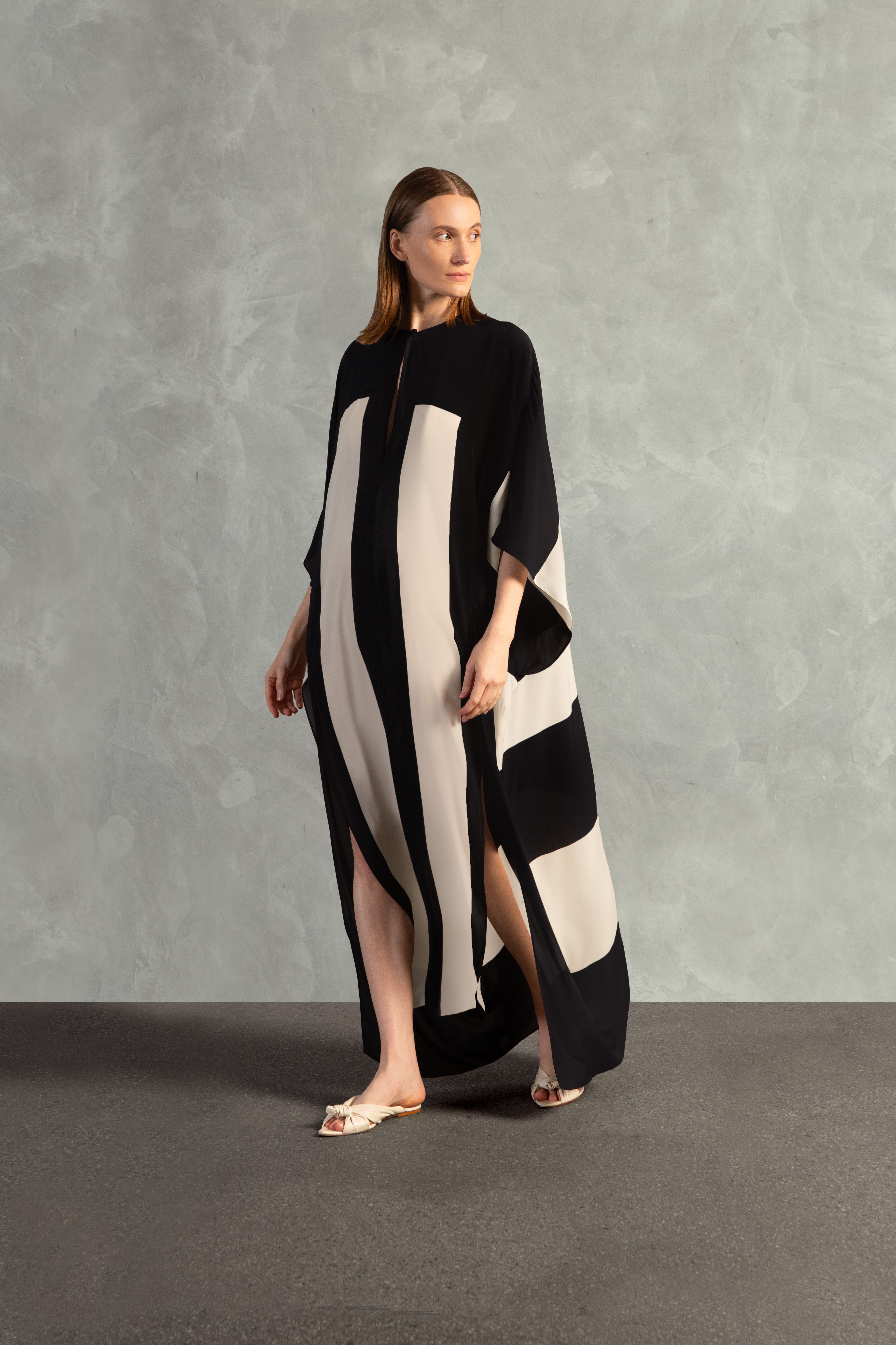 Kaftan Longo Geométrico