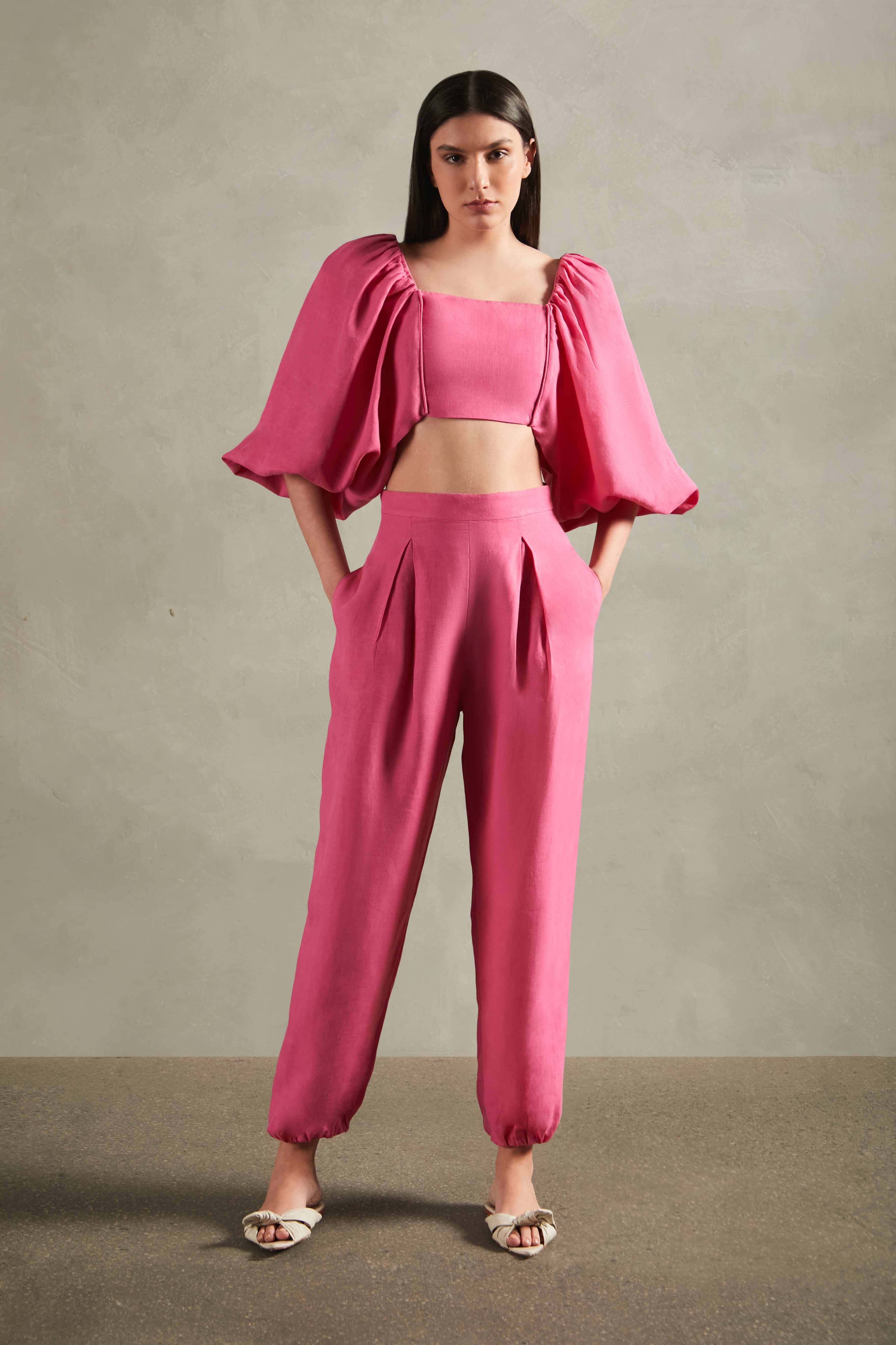 Blusa Maxi Mangas e Laço Lipstick