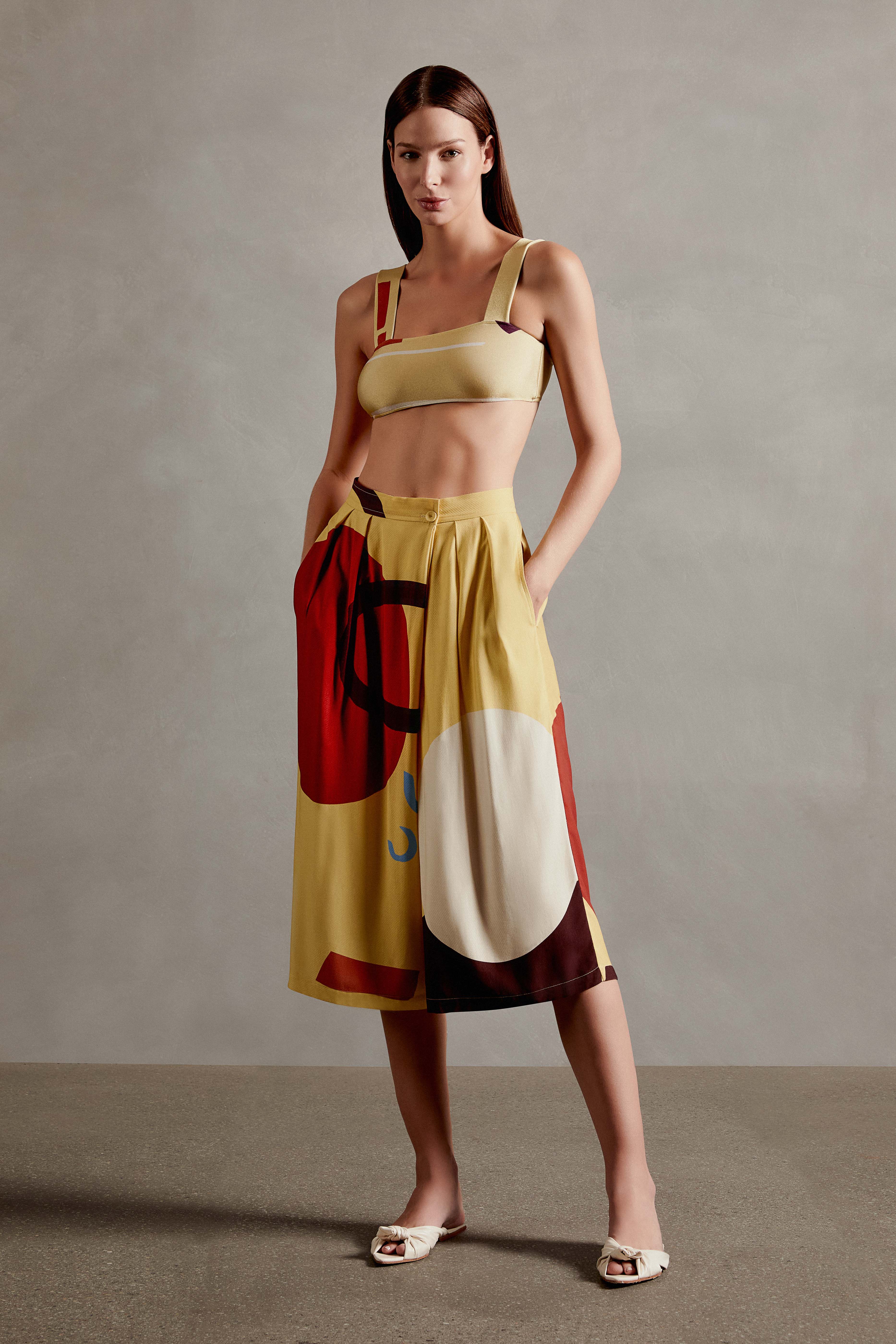 Calça Pantacourt Modernismo