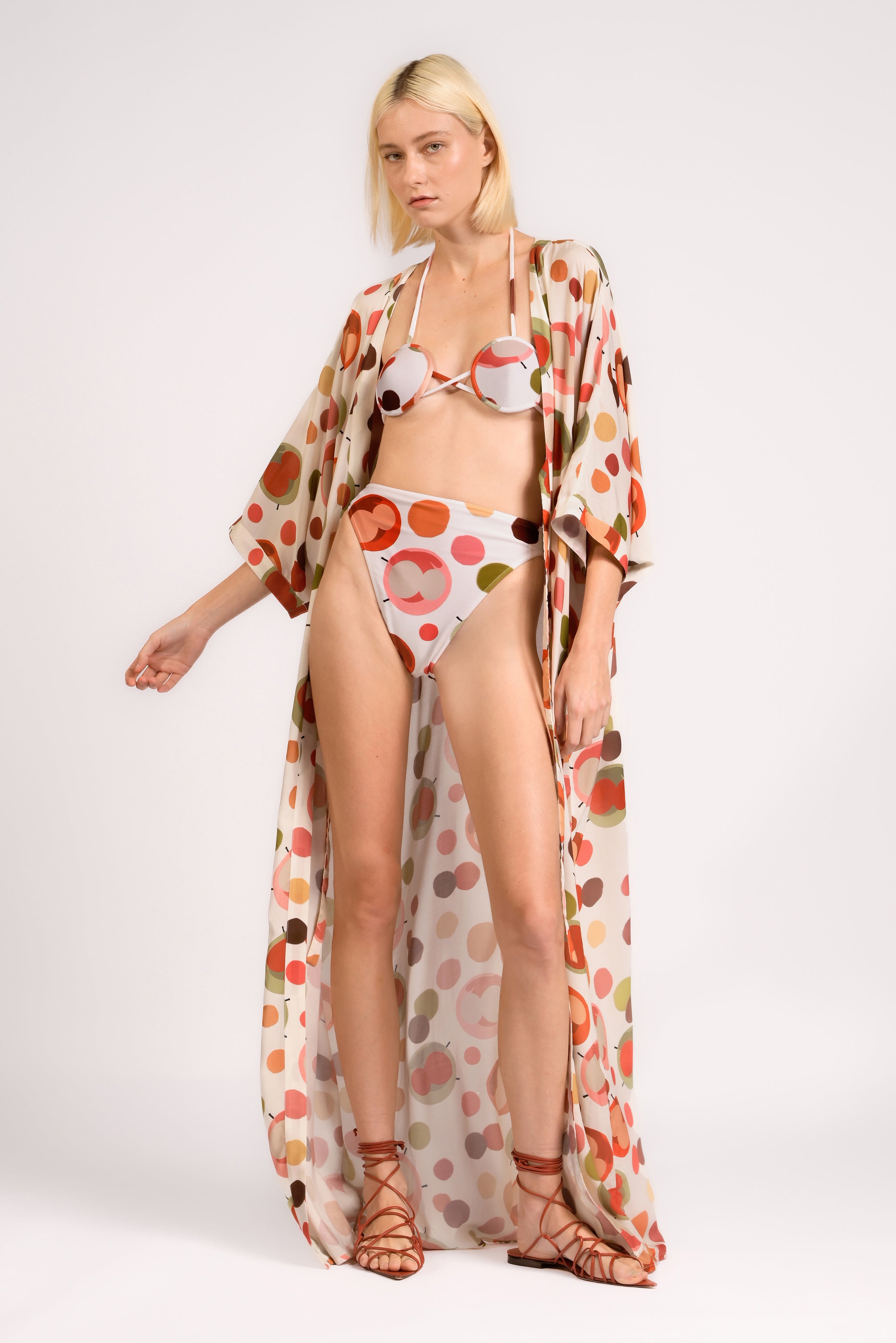 Biquini Asa Delta Busto Circulo Lina Pois