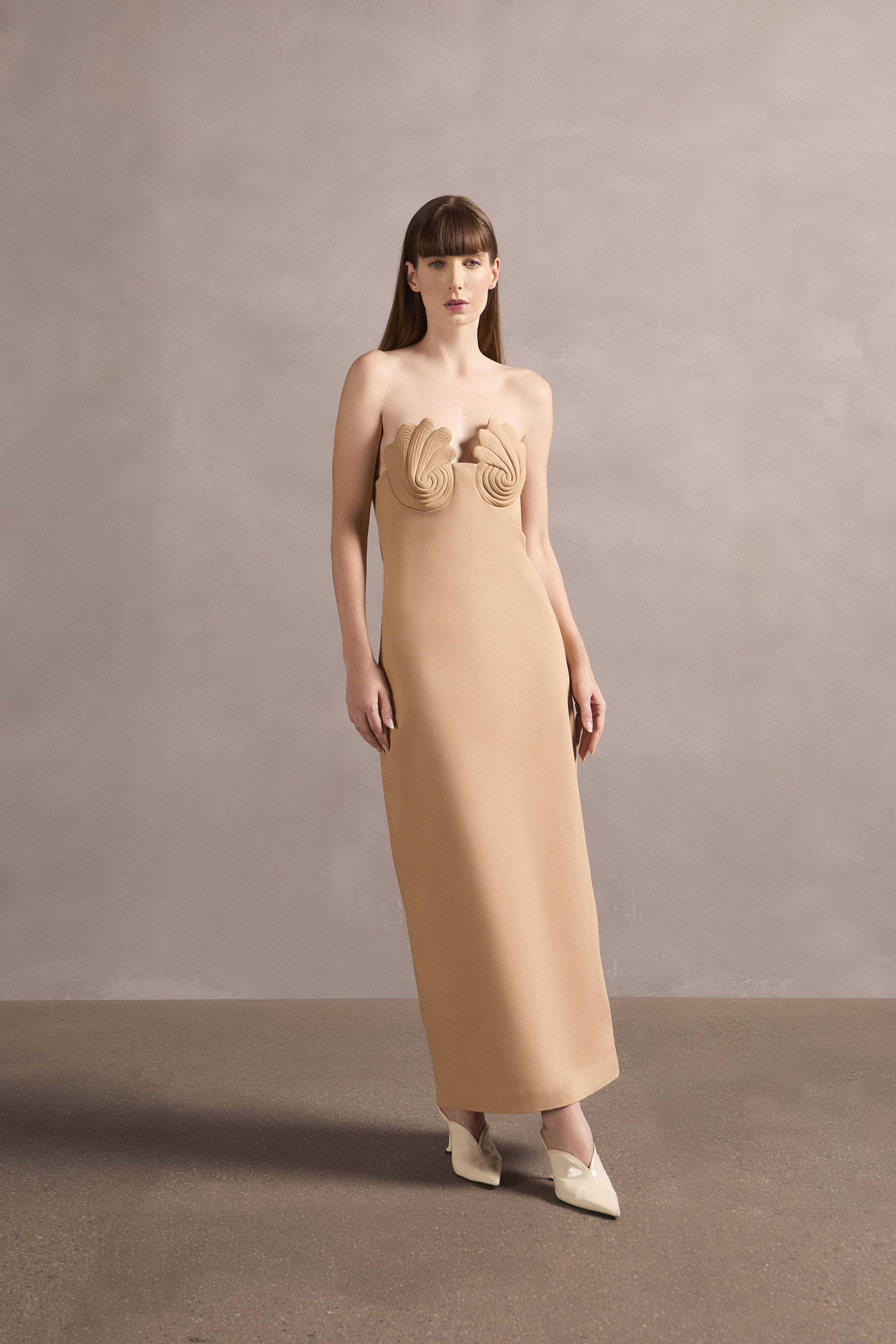 Vestido Longo Busto Estruturado