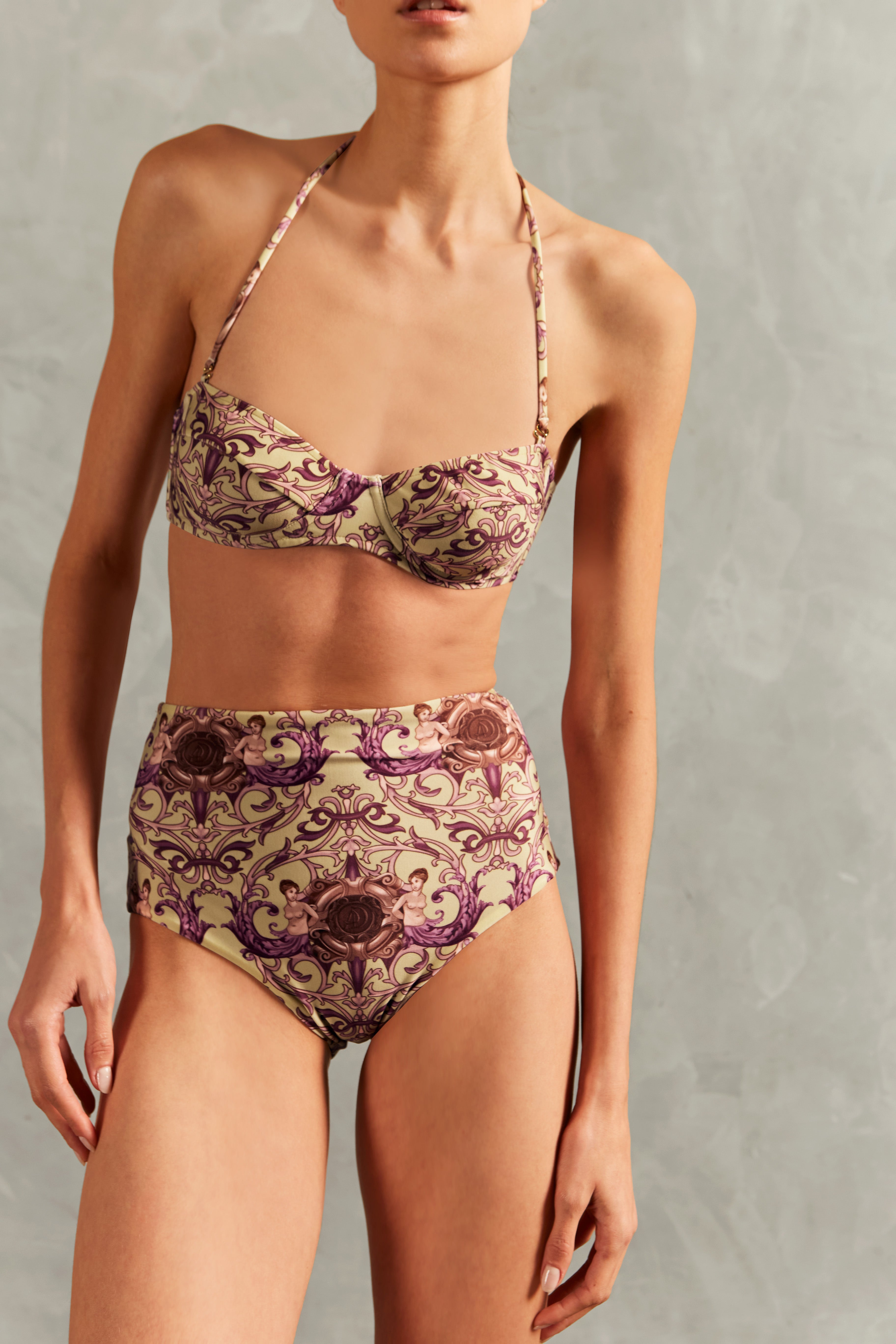 Biquini Hot Pants Vintage Citronelle