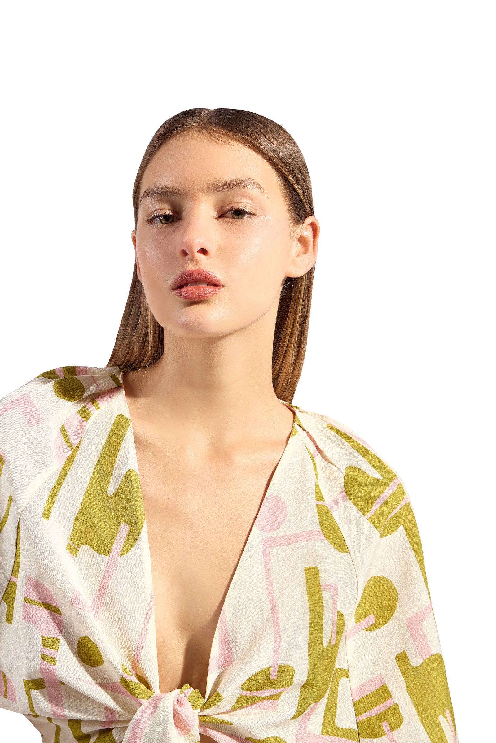 Blusa Cropped De Amarrar Baleares