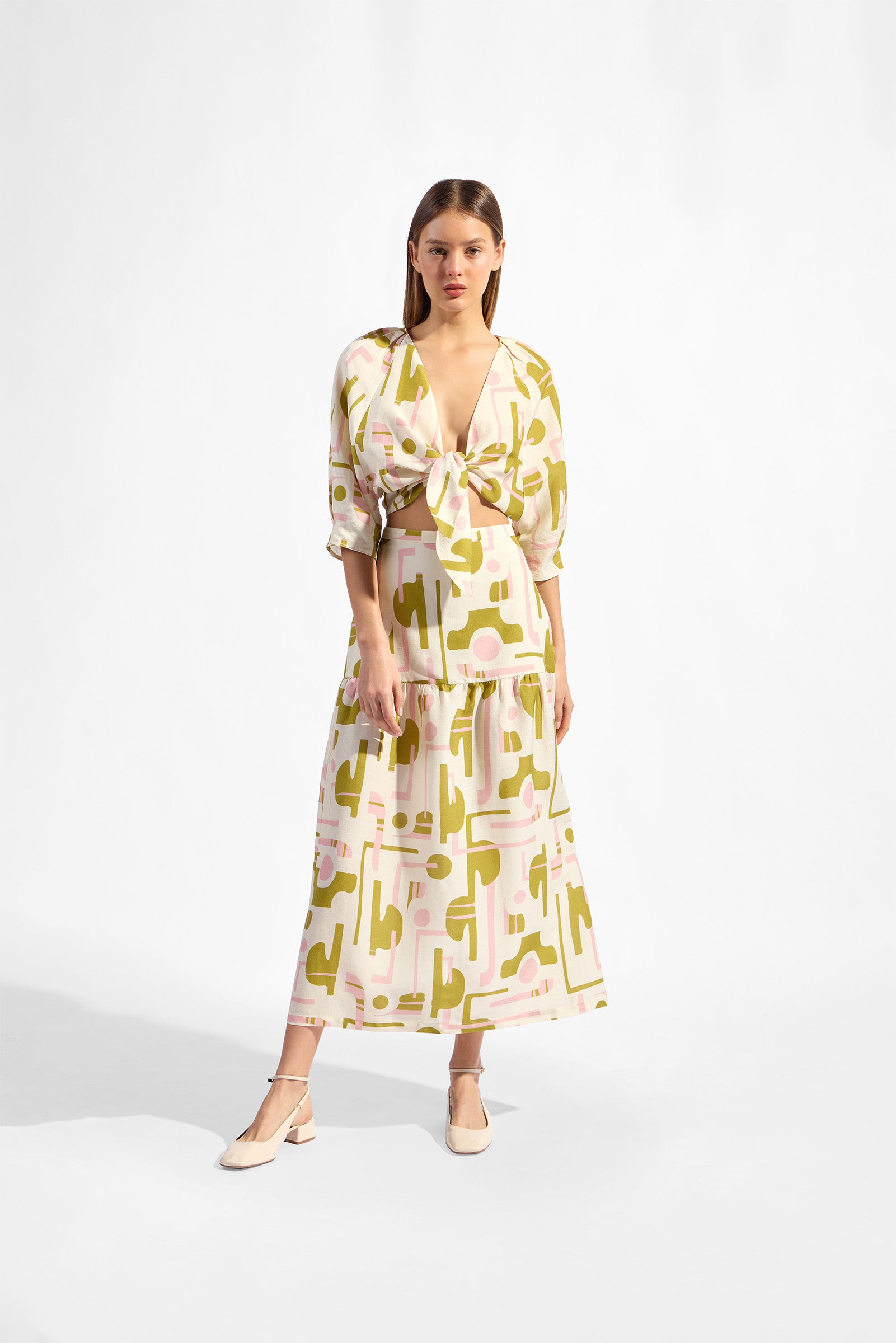 Blusa Cropped De Amarrar Baleares