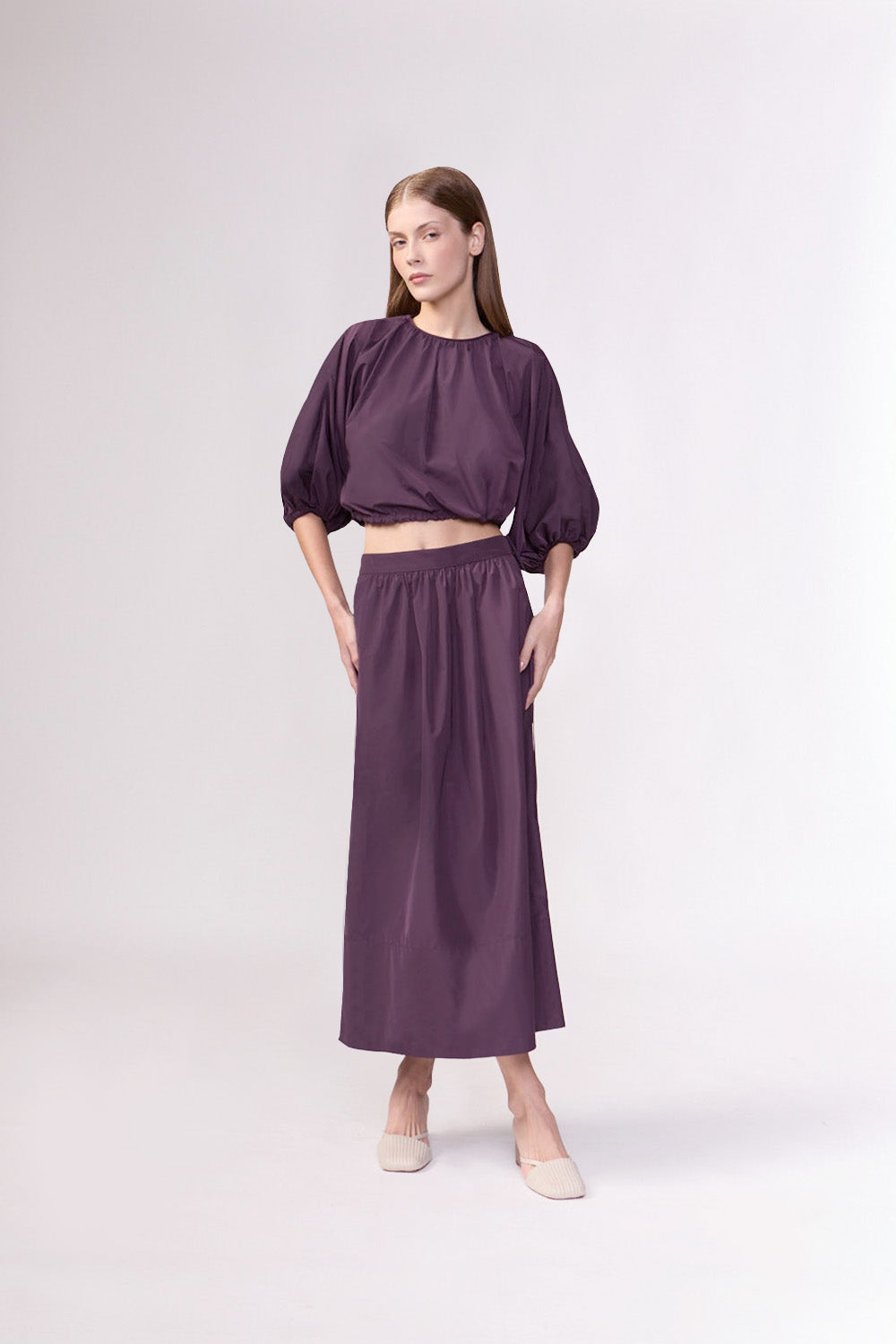 Blusa Curta Franzida Opulence