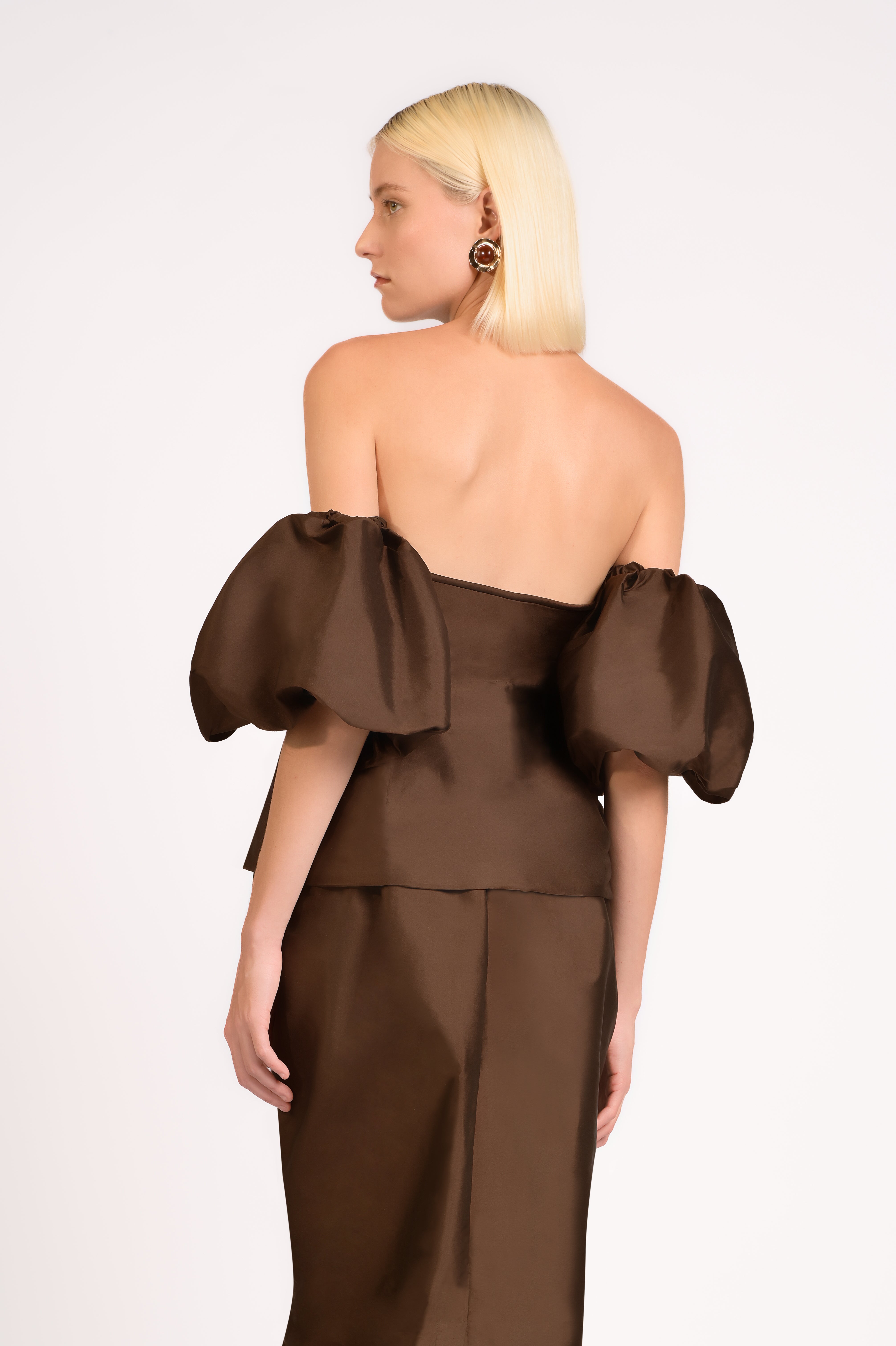 Blusa & Saia Tafetá Full Bloom