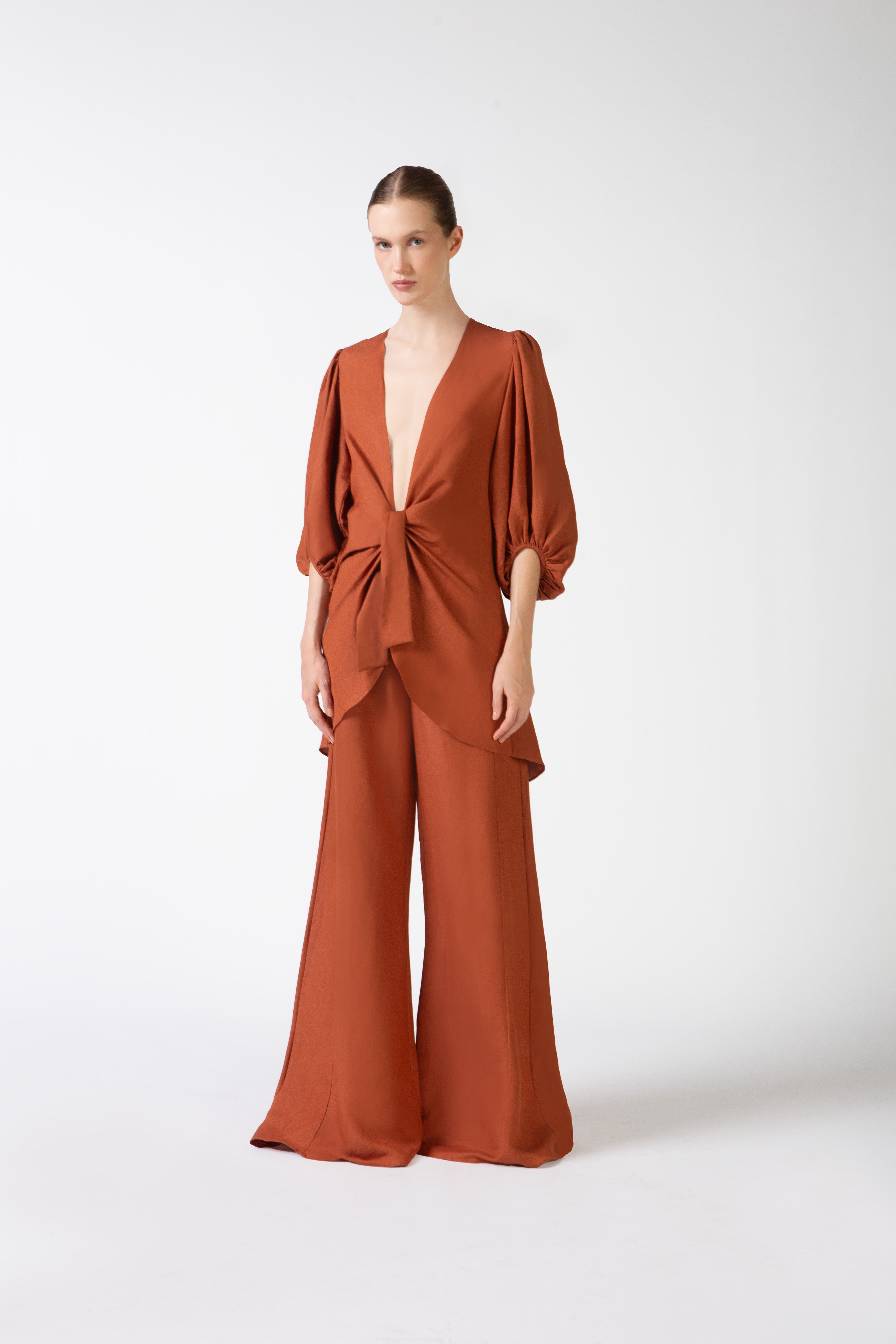 Camisa Longa De Amarrar Timeless