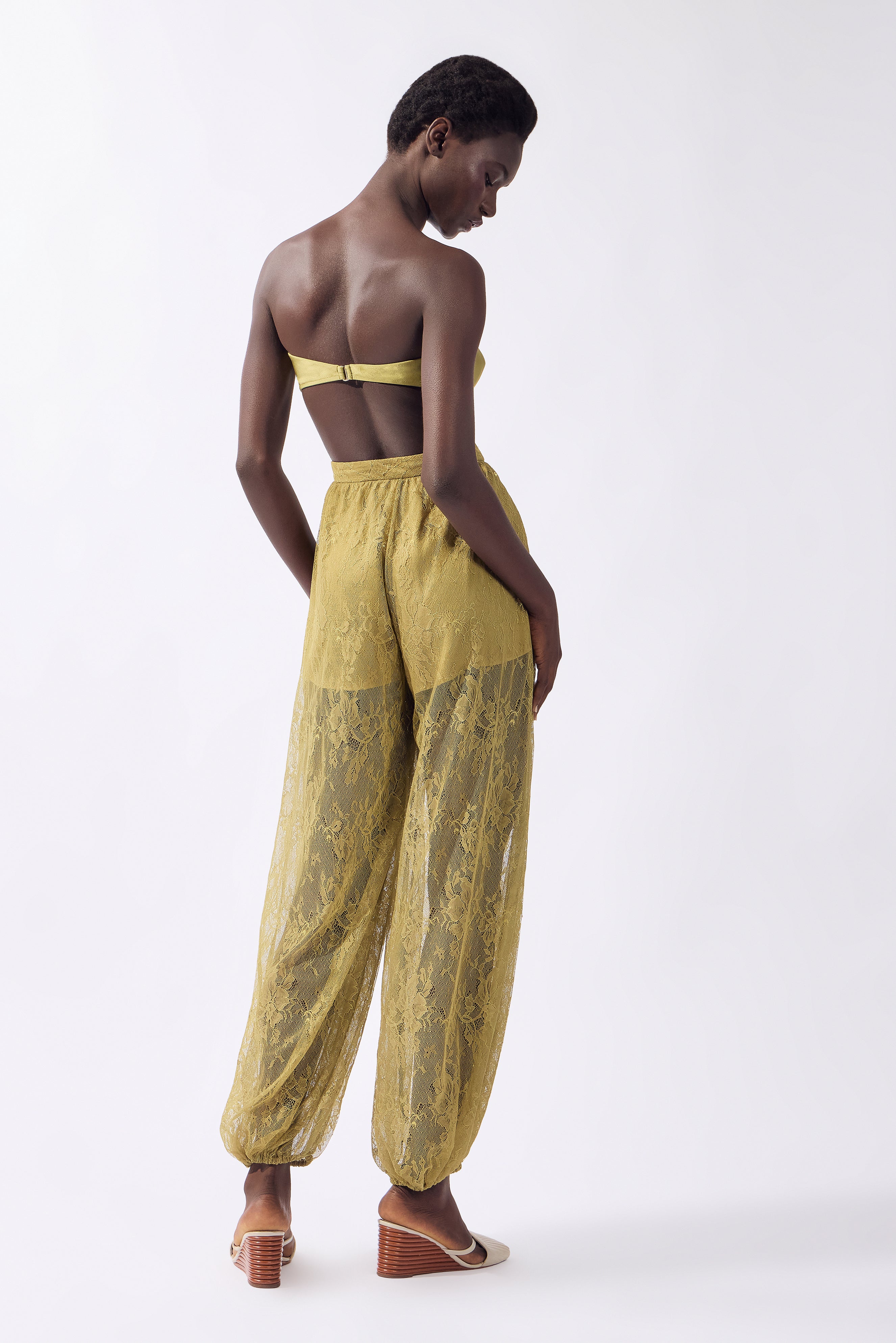 Calça Bufante Lina Pois Lisos