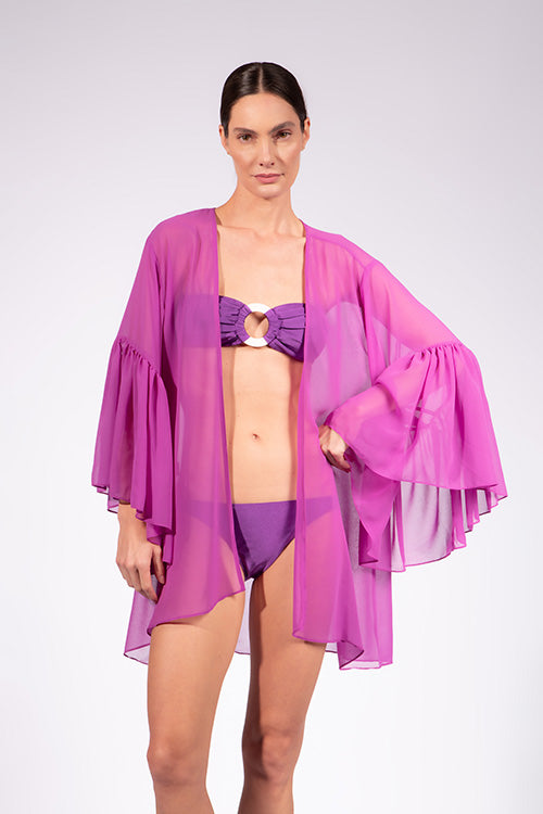 Robe Curto Babados Baleares Liso