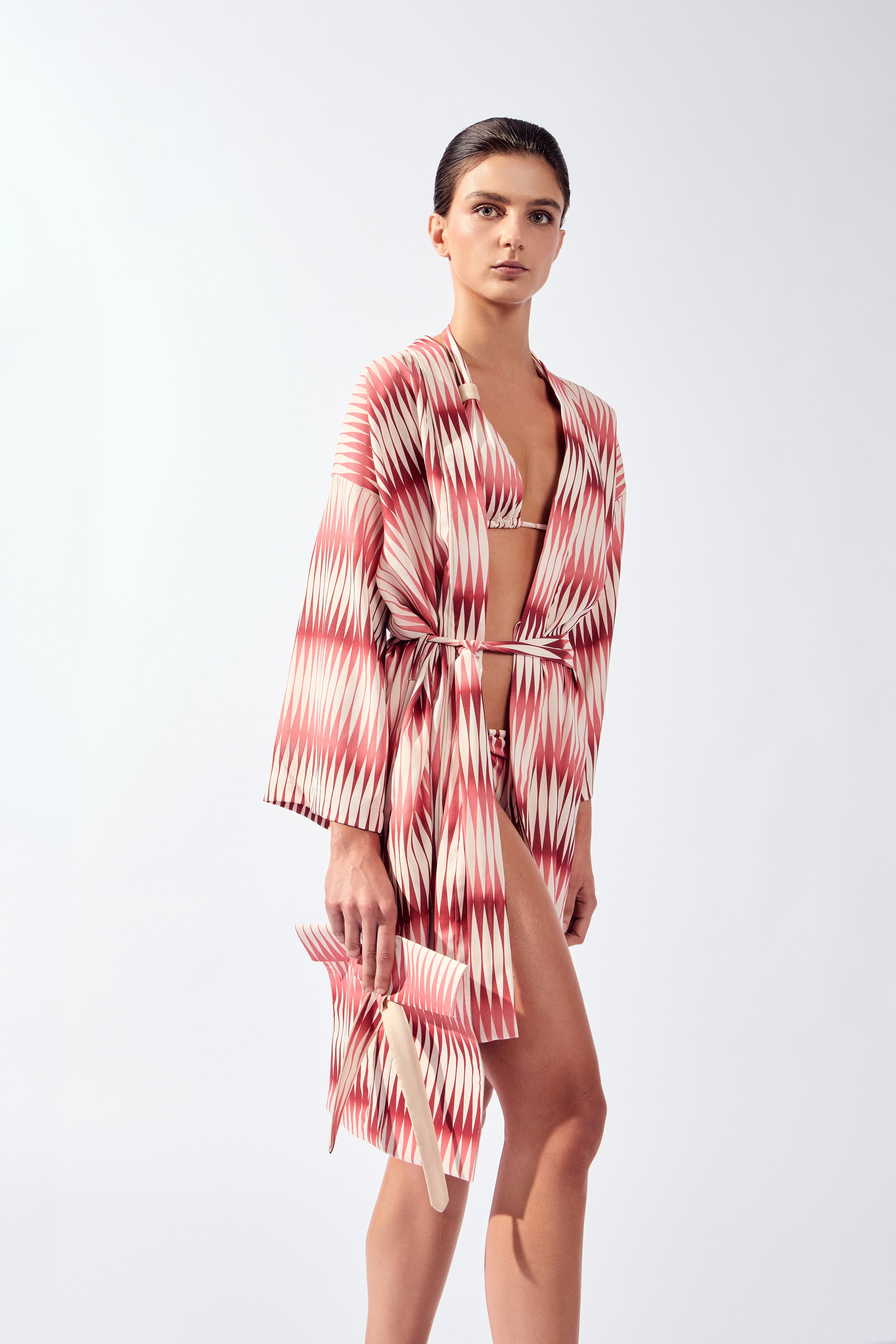 Robe Curto Manga Ampla Backgammon Listras