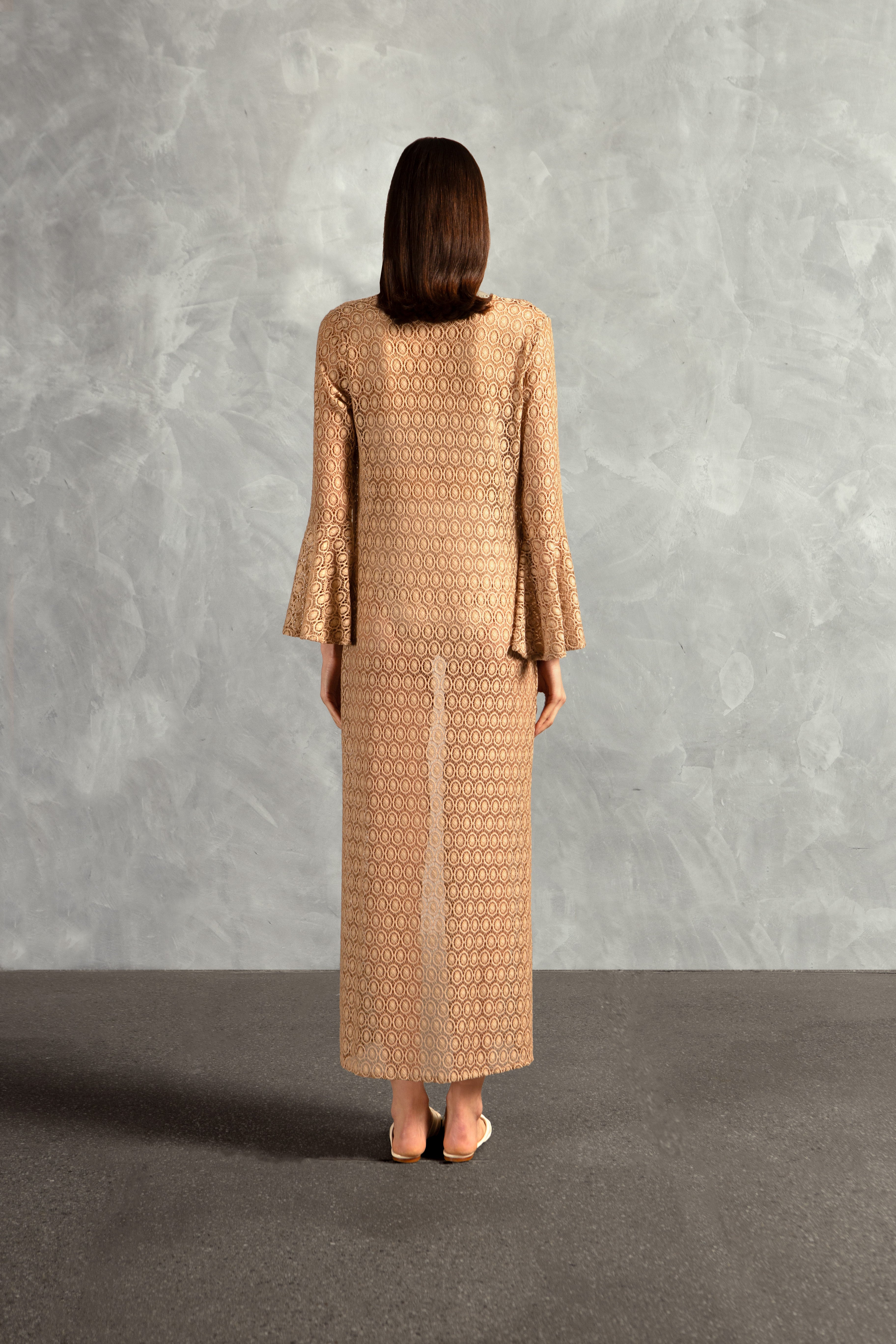 Robe Longo Renda Lisos AD