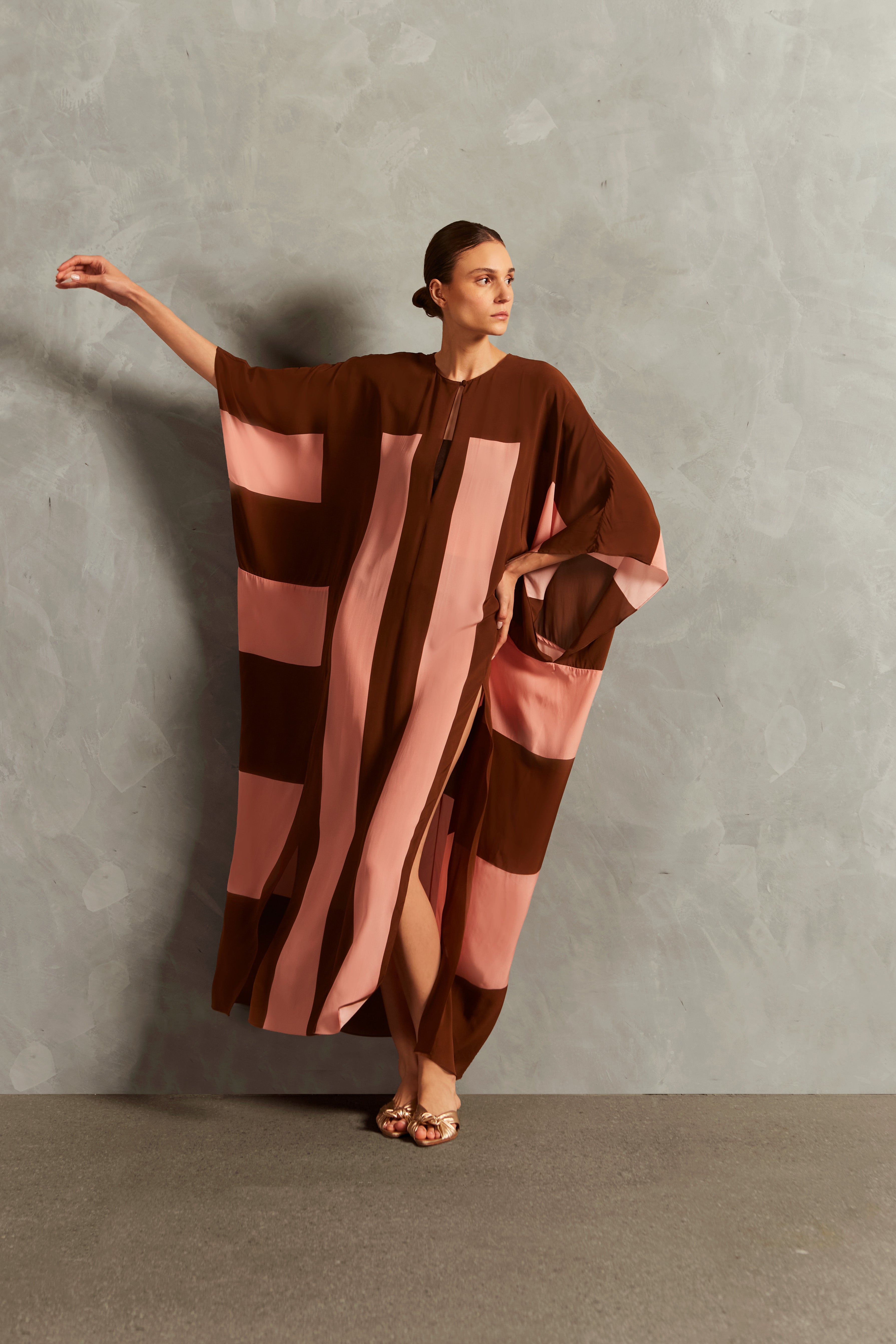 Kaftan Longo Geométrico