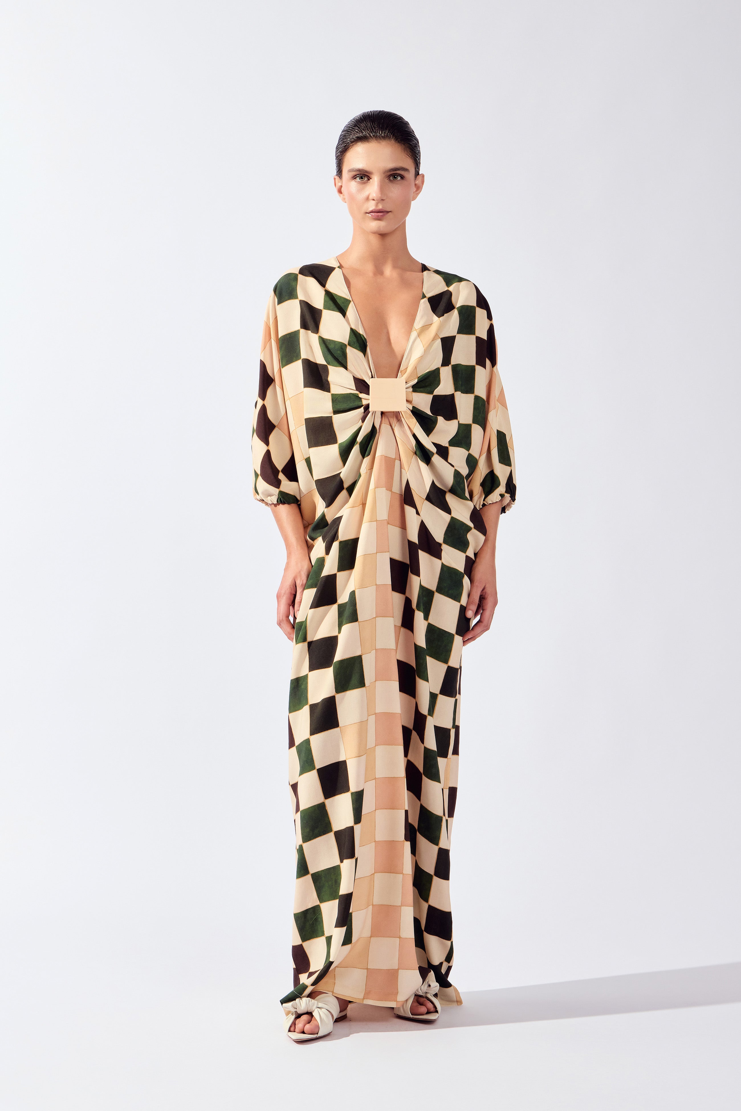 Kaftan Longo Square Mosaic