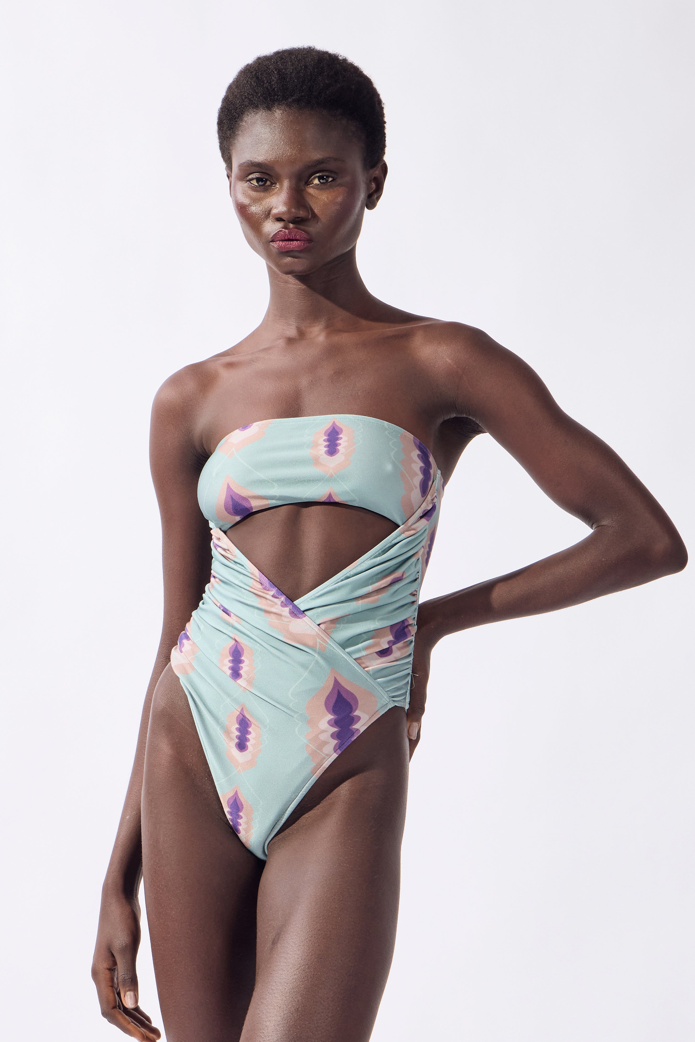 Maiô Asa Delta Transpassado Vibration