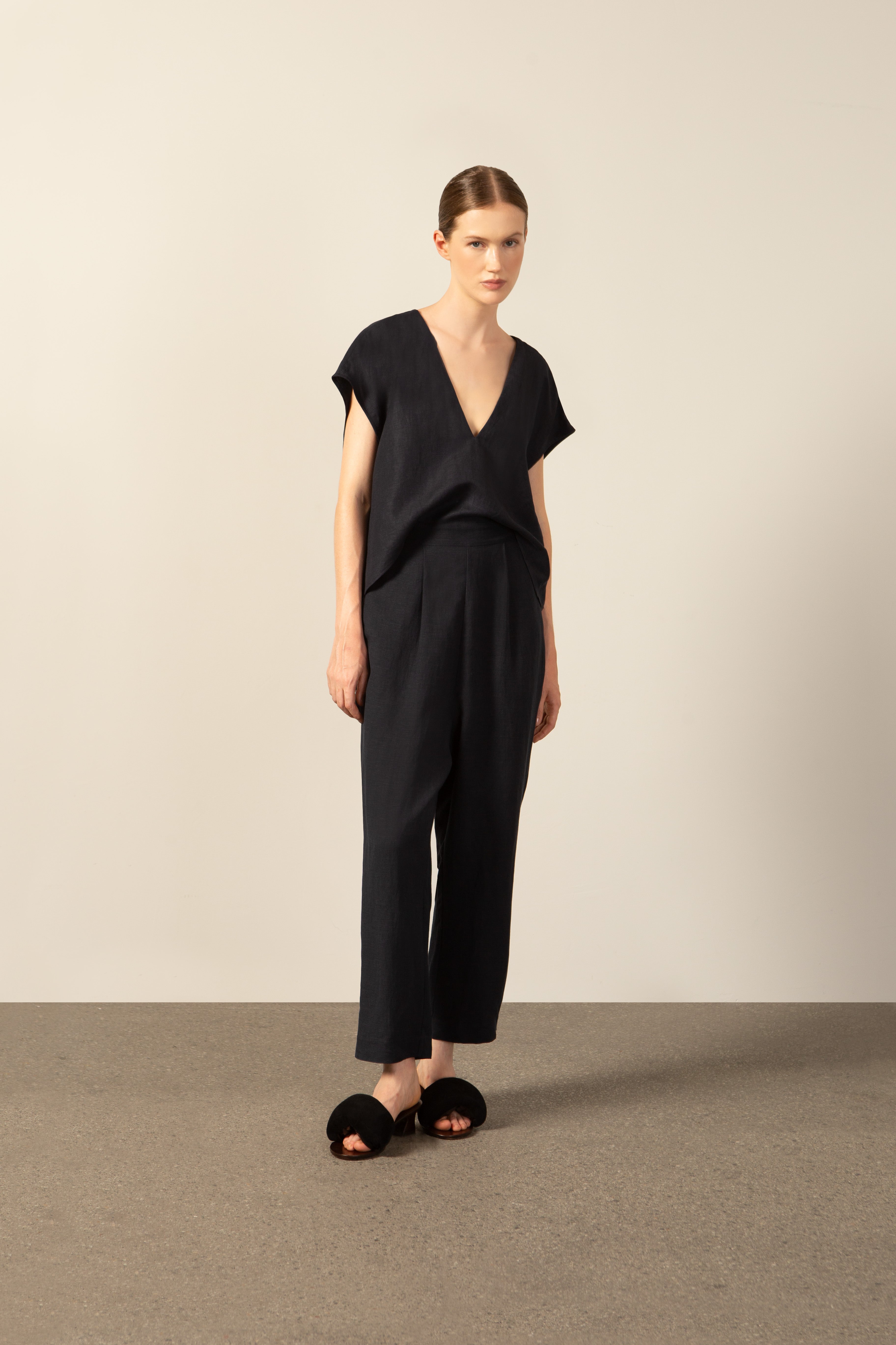 Jumpsuit Decote V Argolas
