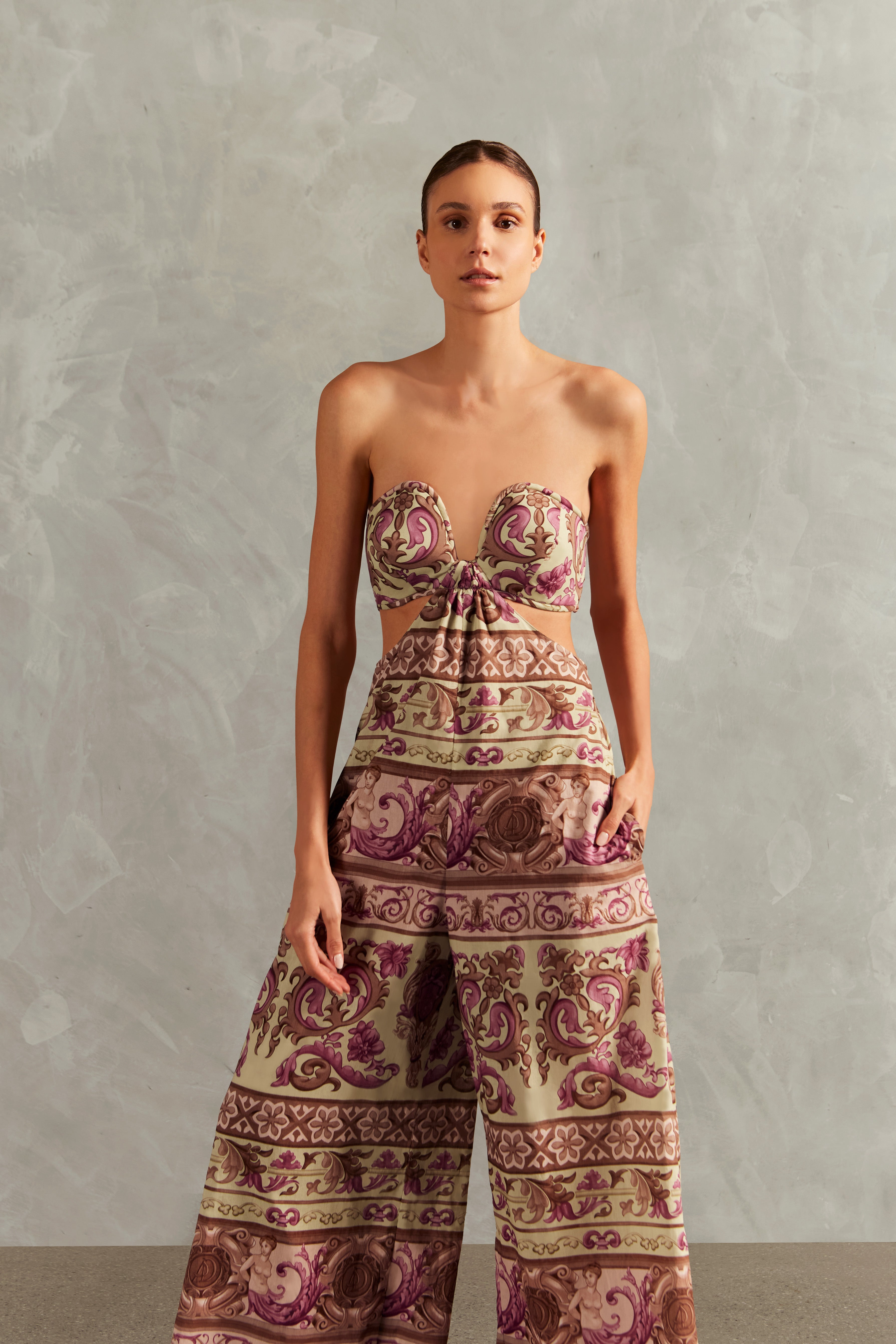 Playsuit Tomara que Caia Vintage Citronelle