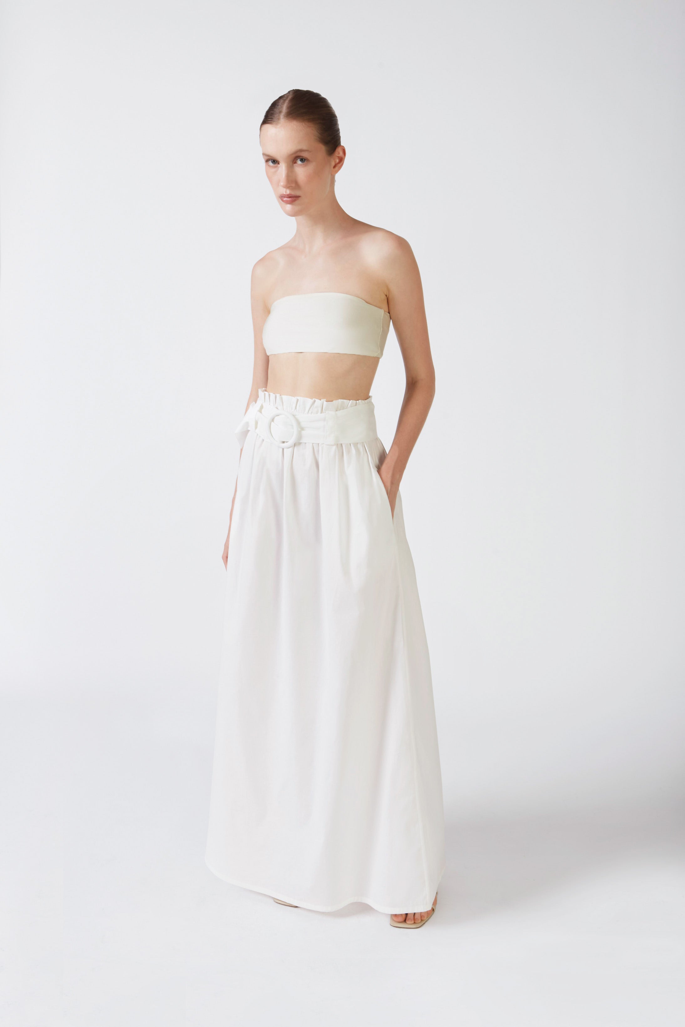 Saia Longa Com Cinto