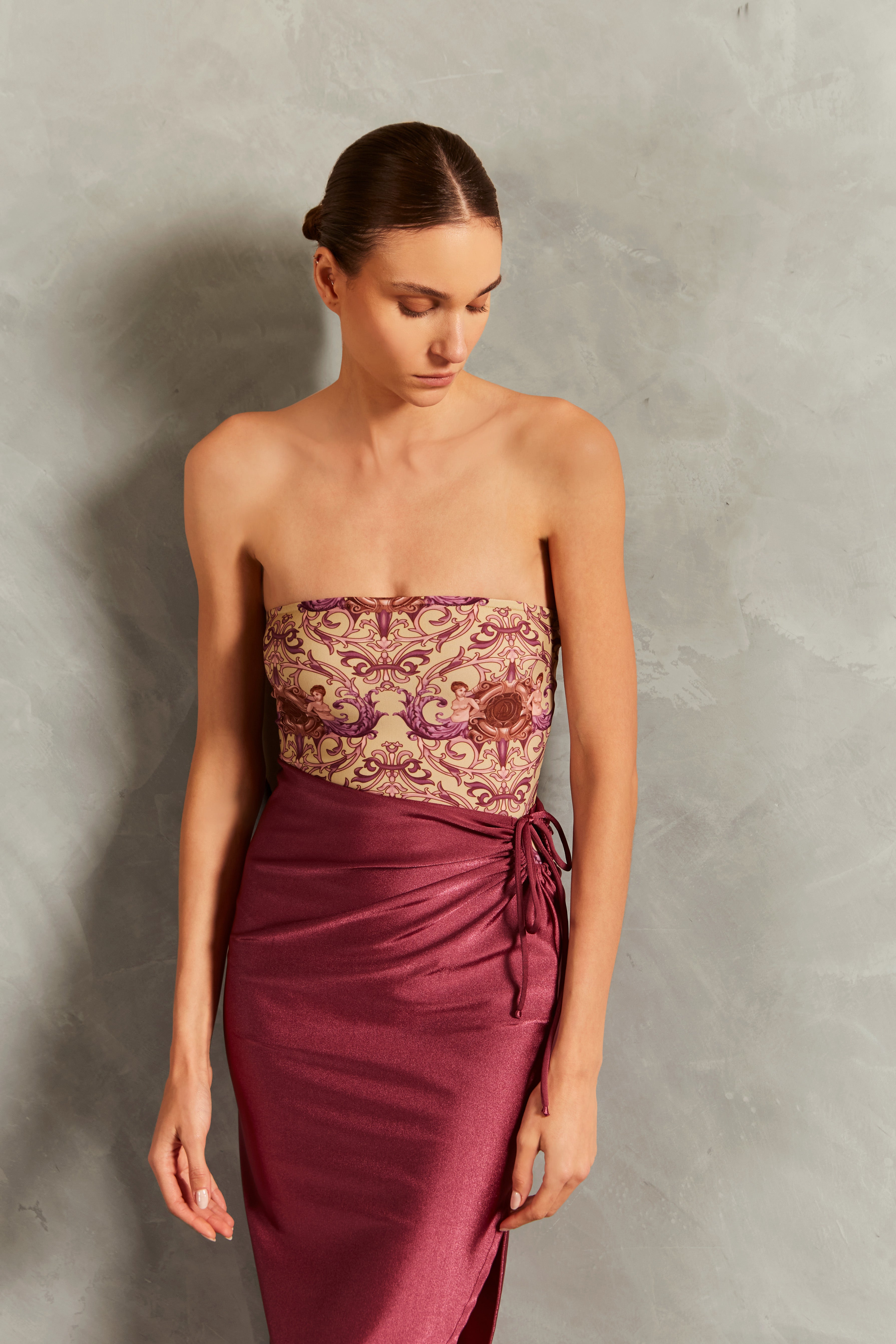 Saia Midi Detalhe Amarração Lateral