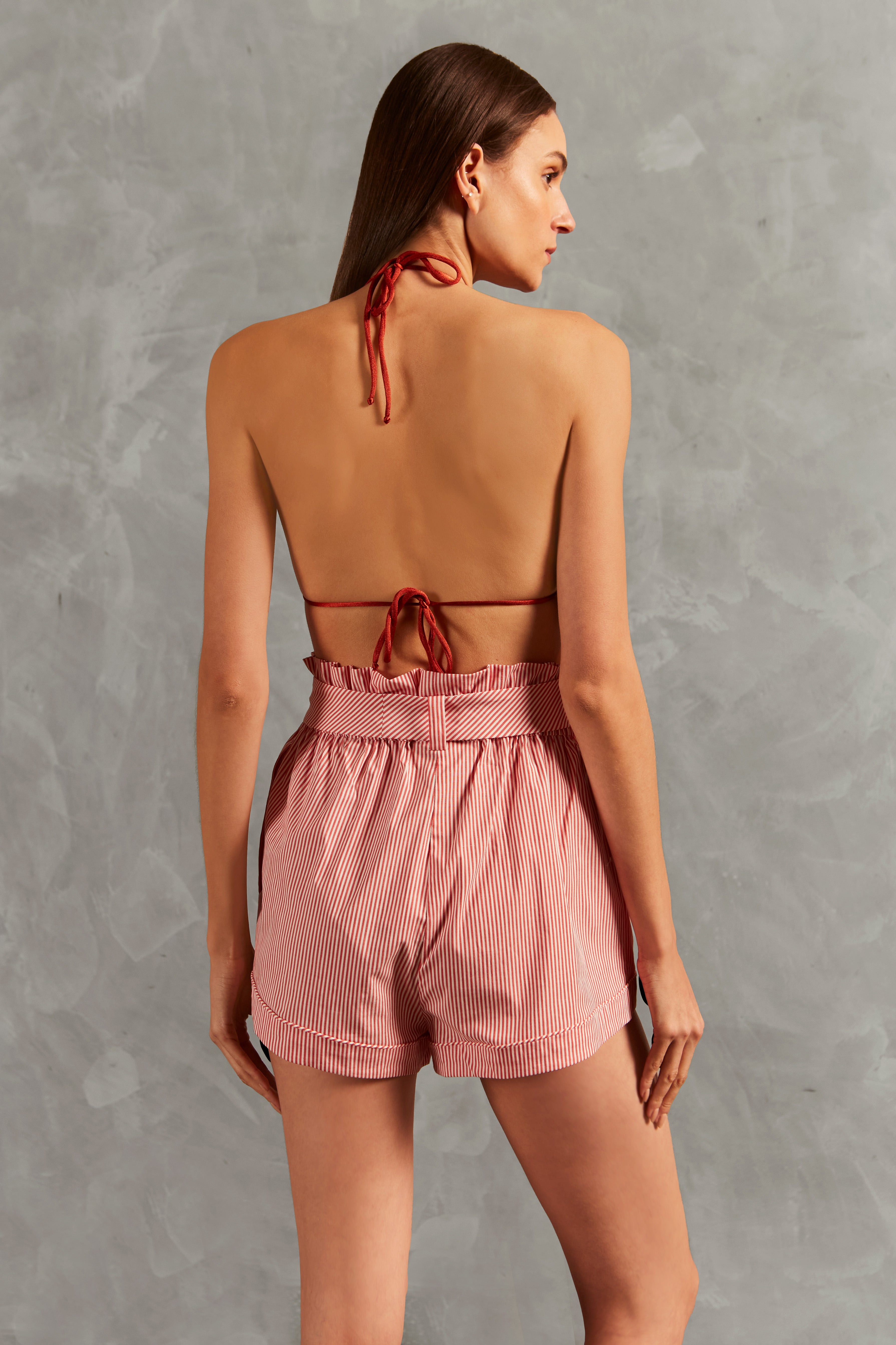 Shorts Curto Com Laço Inamorata Lisos