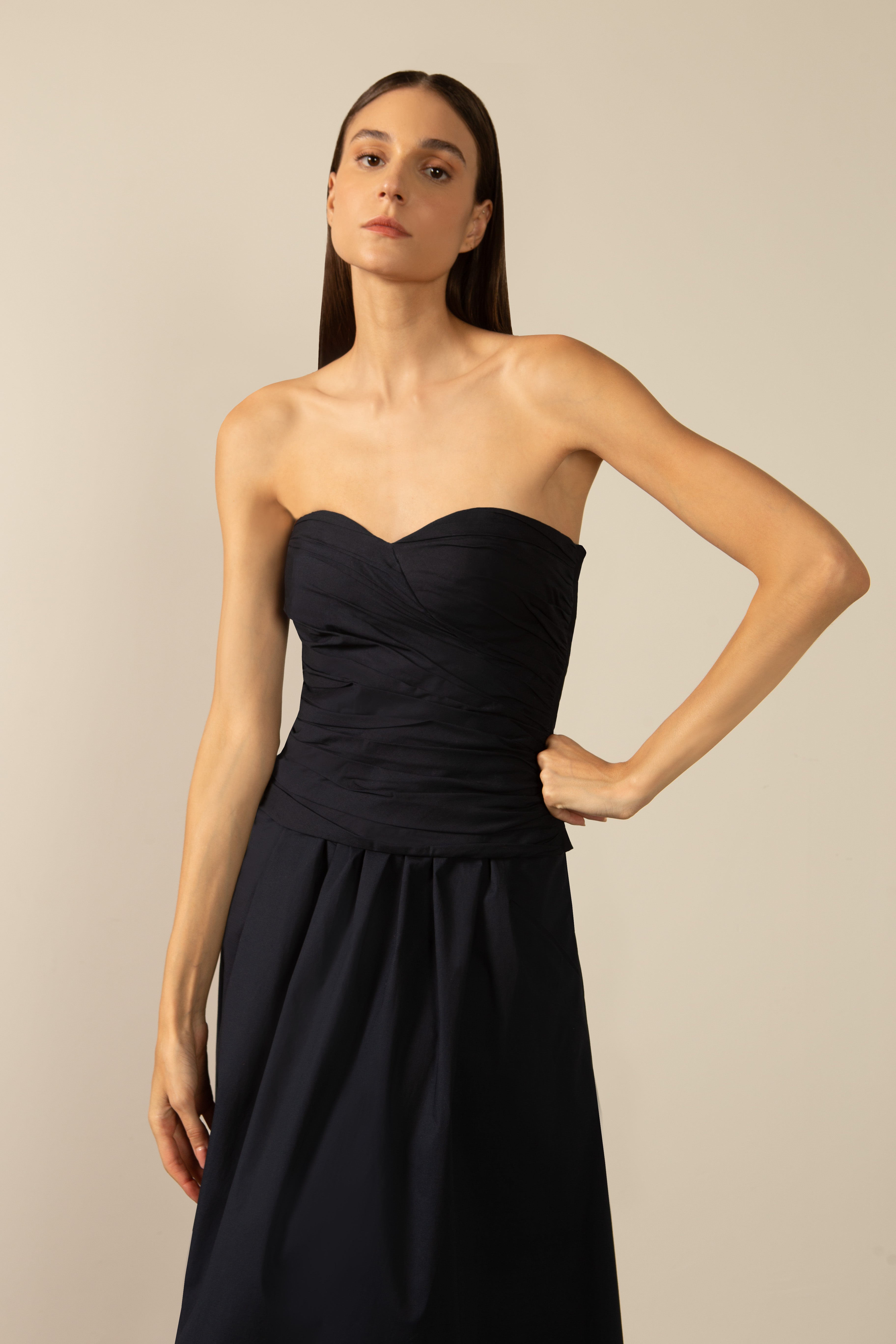 Top Drapeado Tomara que Caia Opulence