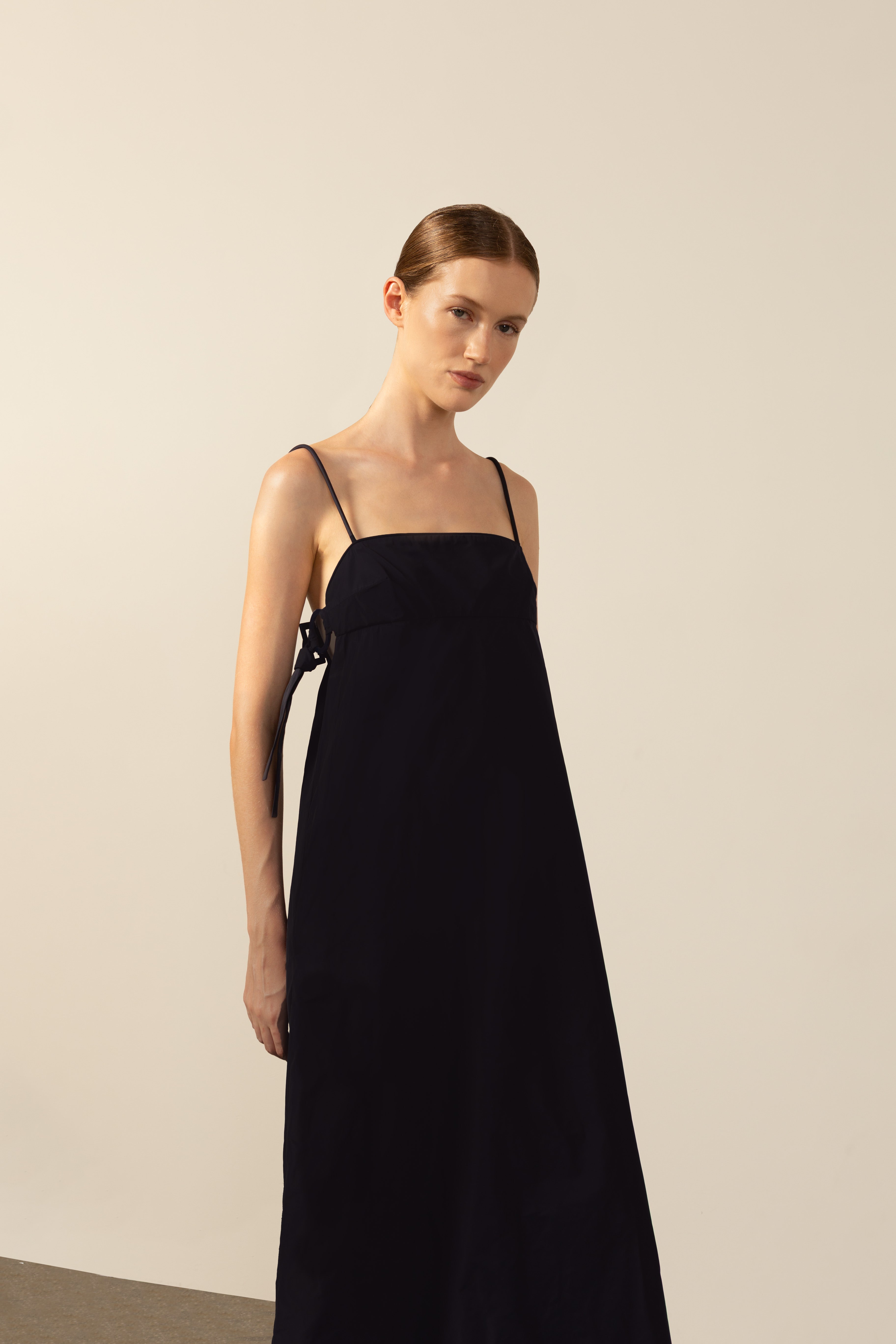 Vestido Alças Com Detalhe Argolas