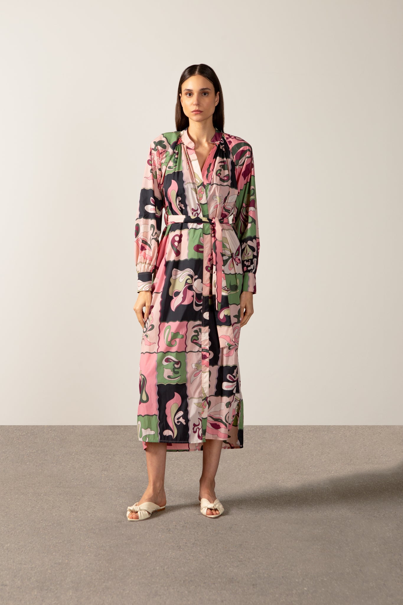 Vestido Chemise Com Faixa Inamorata