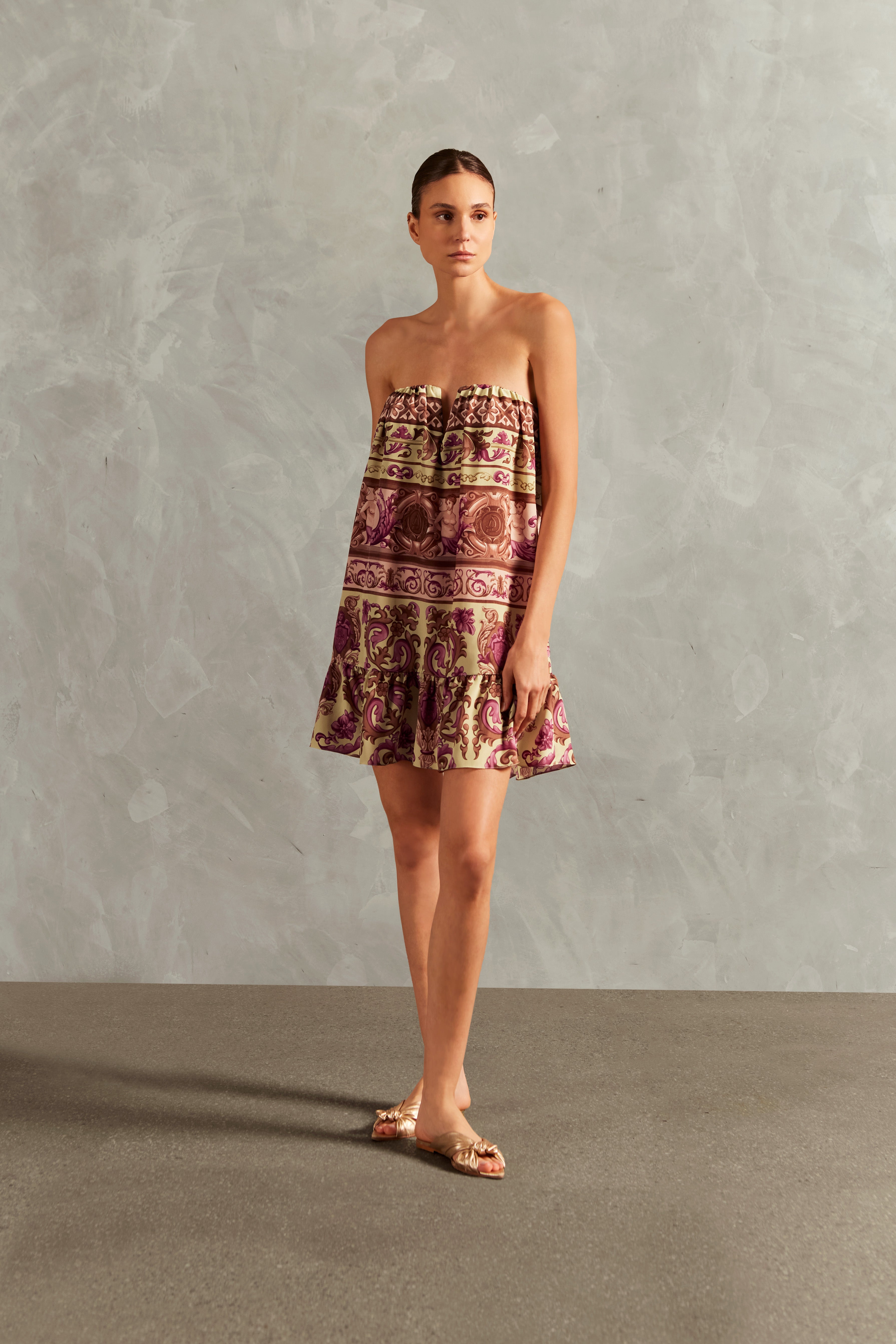 Vestido Curto Tomara que Caia Vintage Citronelle