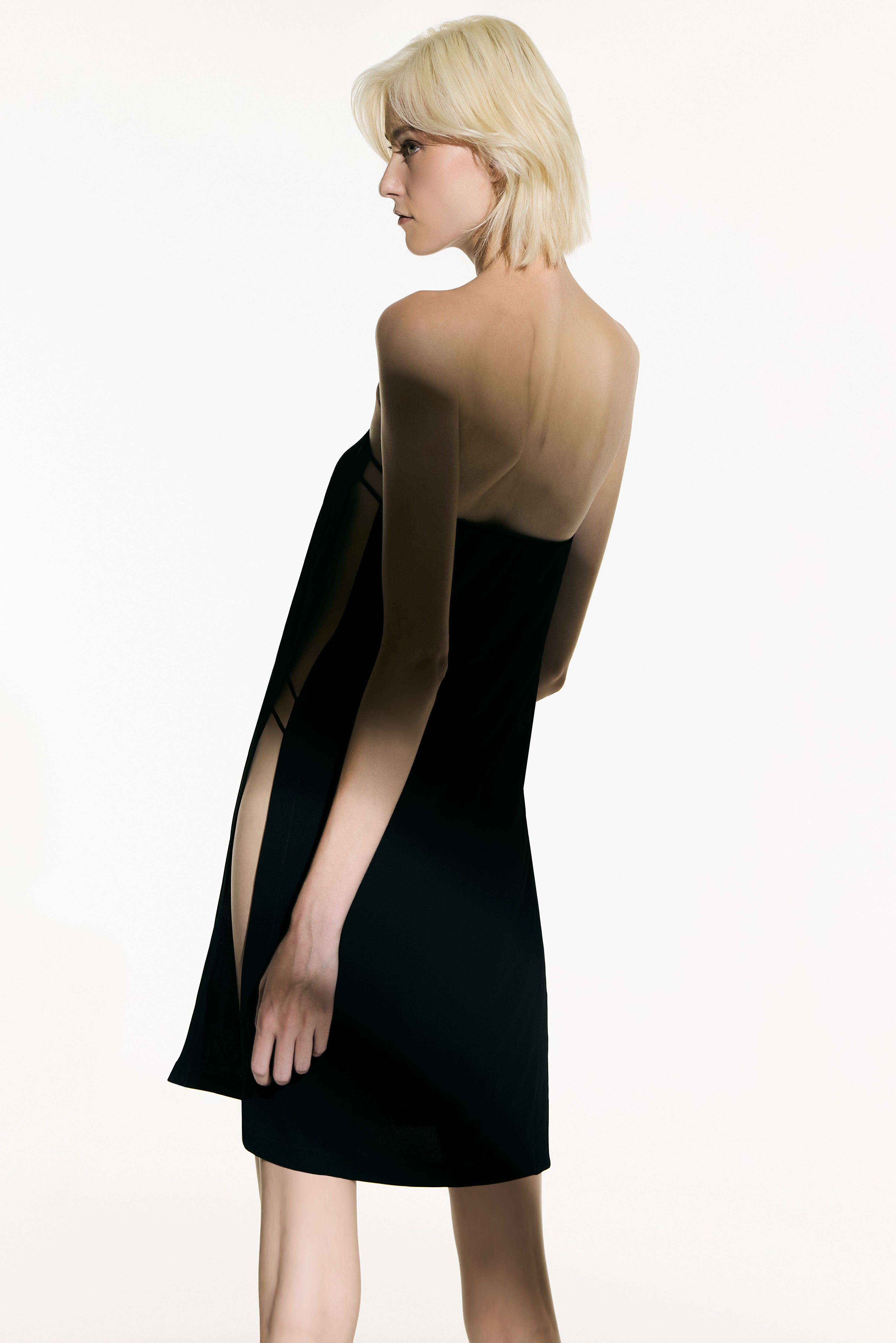 Vestido Curto Com Fenda Lateral Sabine Getty