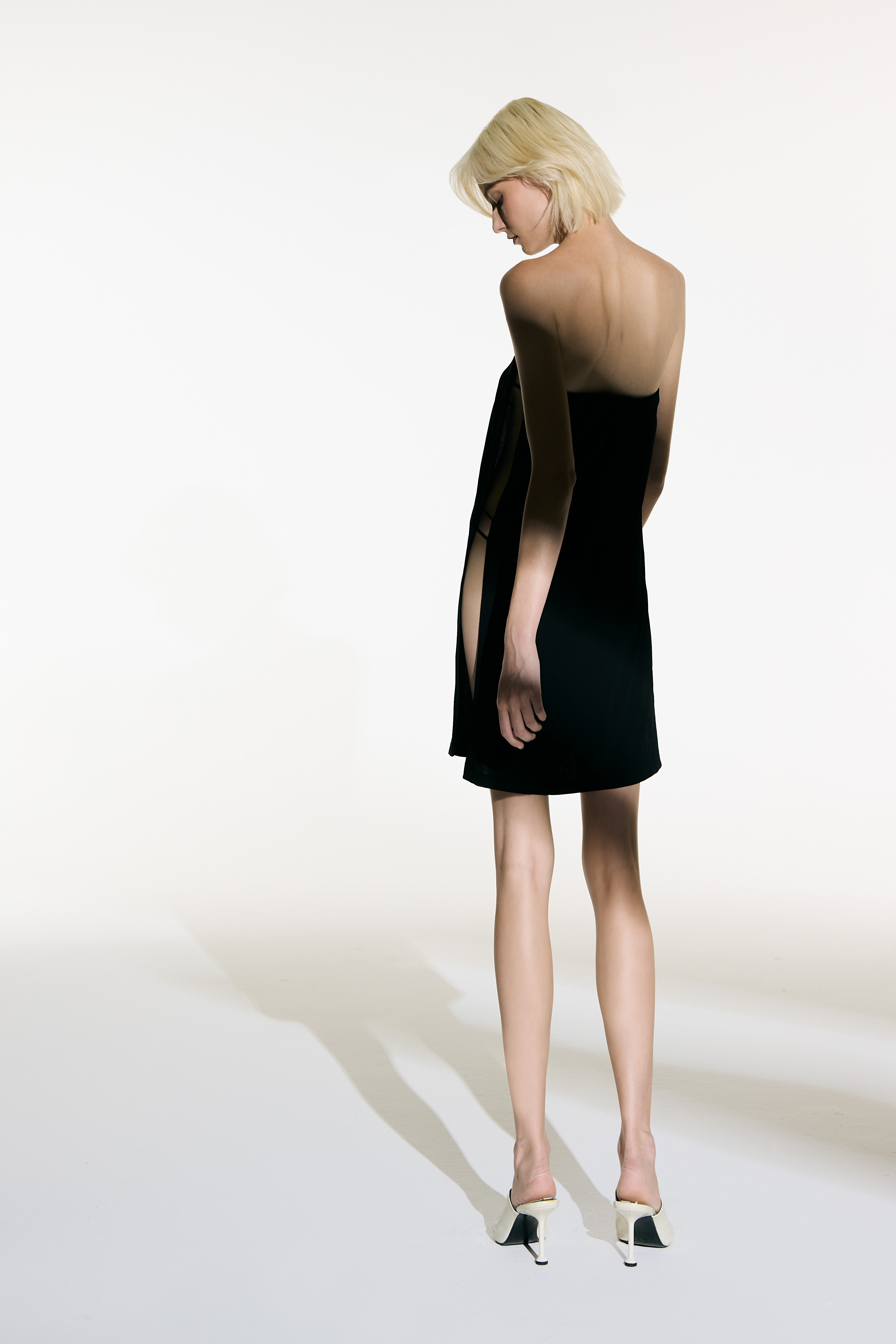 Vestido Curto Com Fenda Lateral Sabine Getty