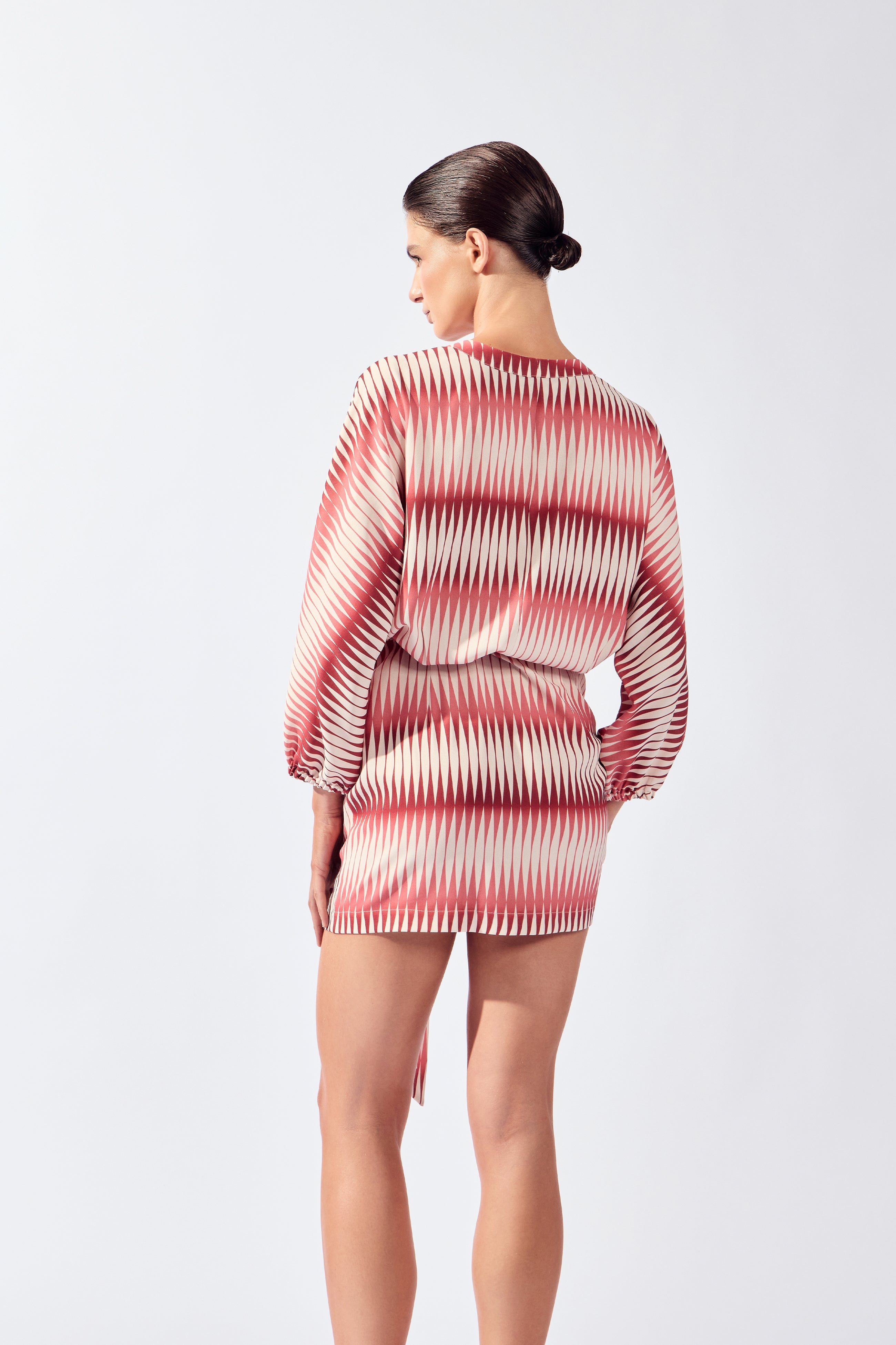 Vestido Curto De Amarrar Backgammon Listras