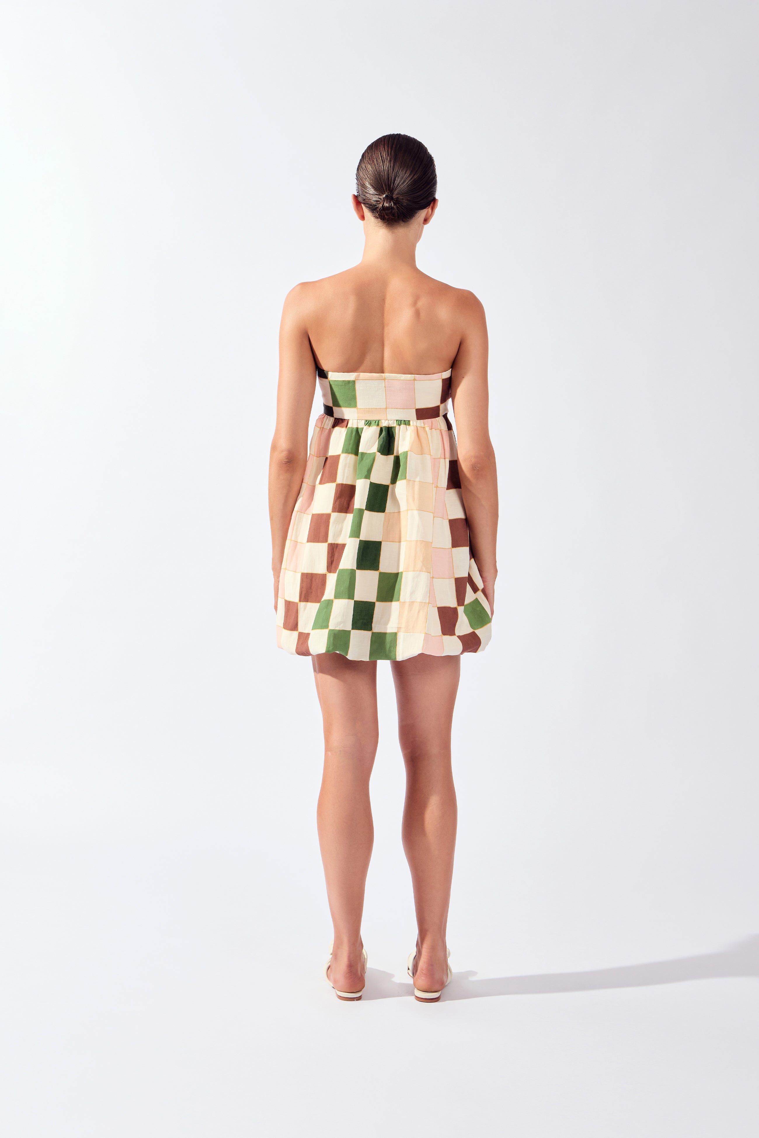 Vestido Curto Tomara Que Caia Square Mosaic