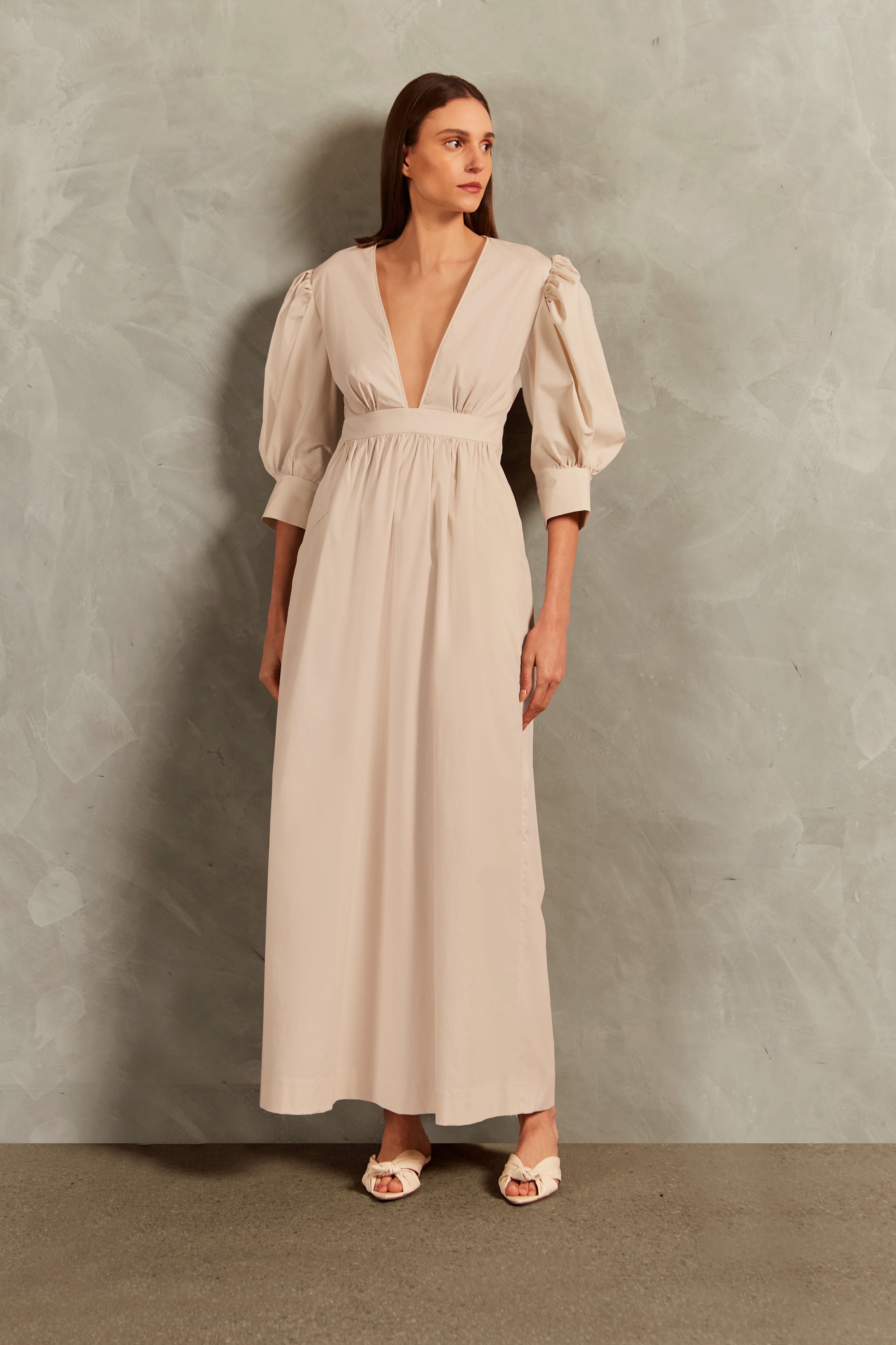 Vestido Longo Decote Ilusione Inamorata Lisos